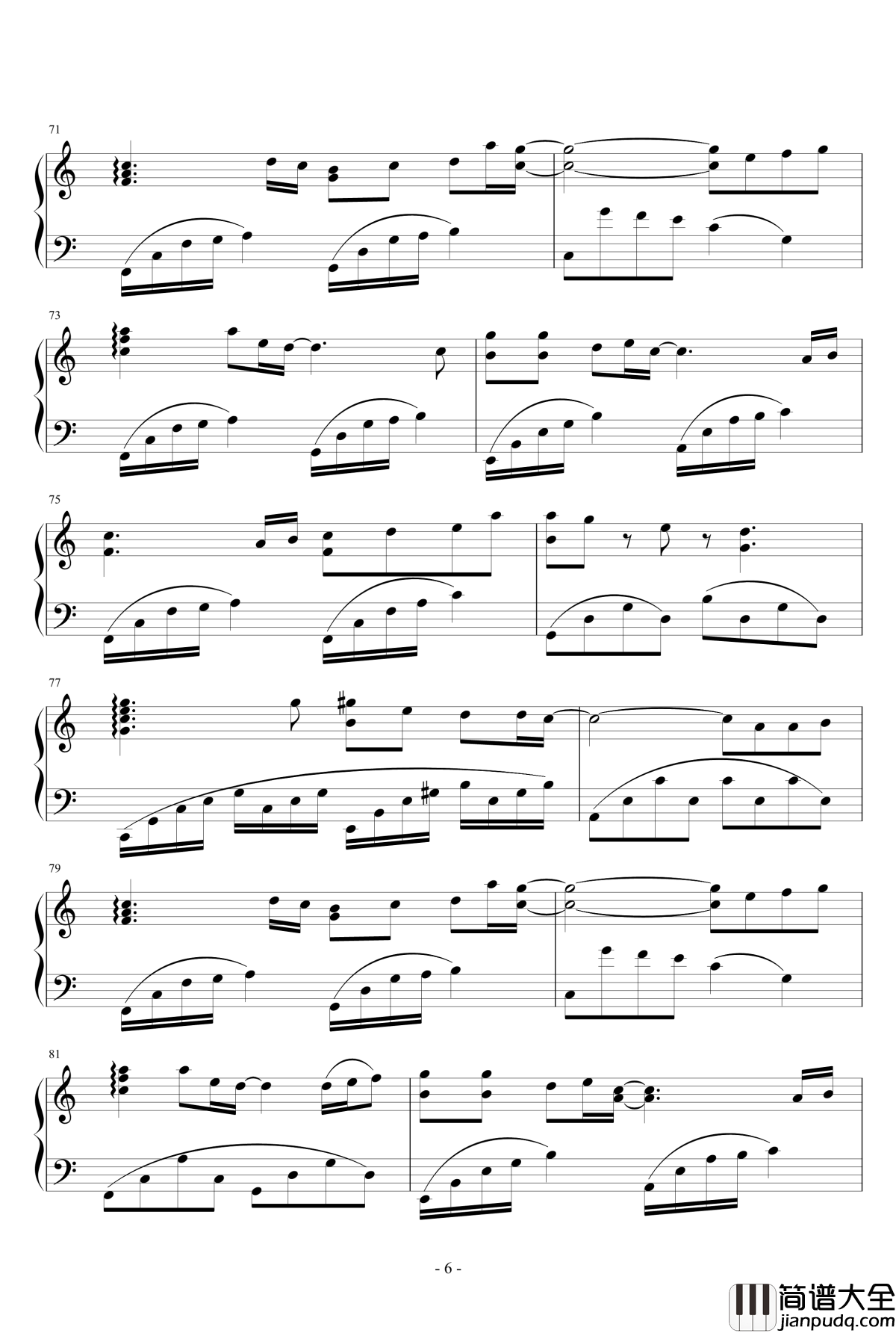 μ‘s~これから钢琴谱_从今以后_LoveLive