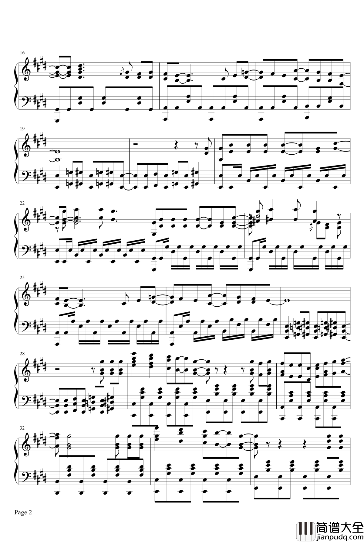 数码宝贝主题曲钢琴谱_Butter_Fly