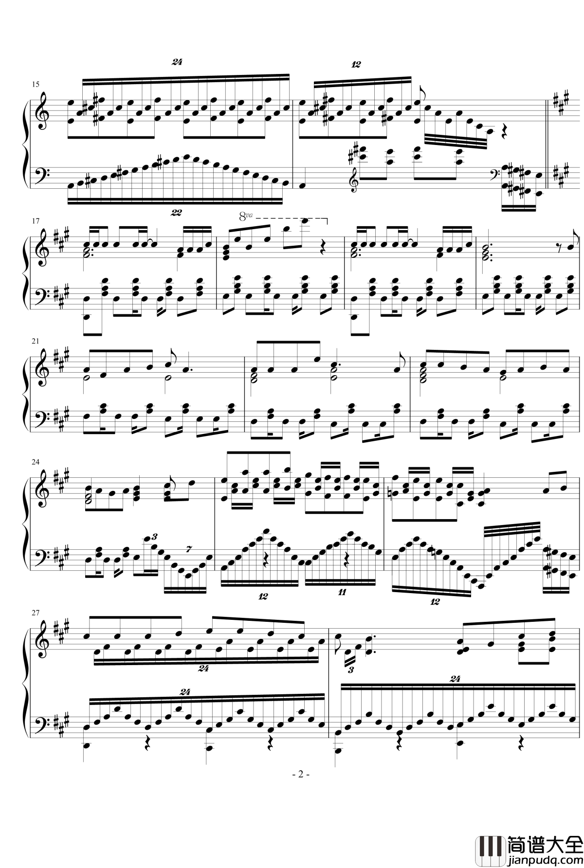 酒吞童子钢琴谱_目标是神奇宝贝大师_无双大蛇