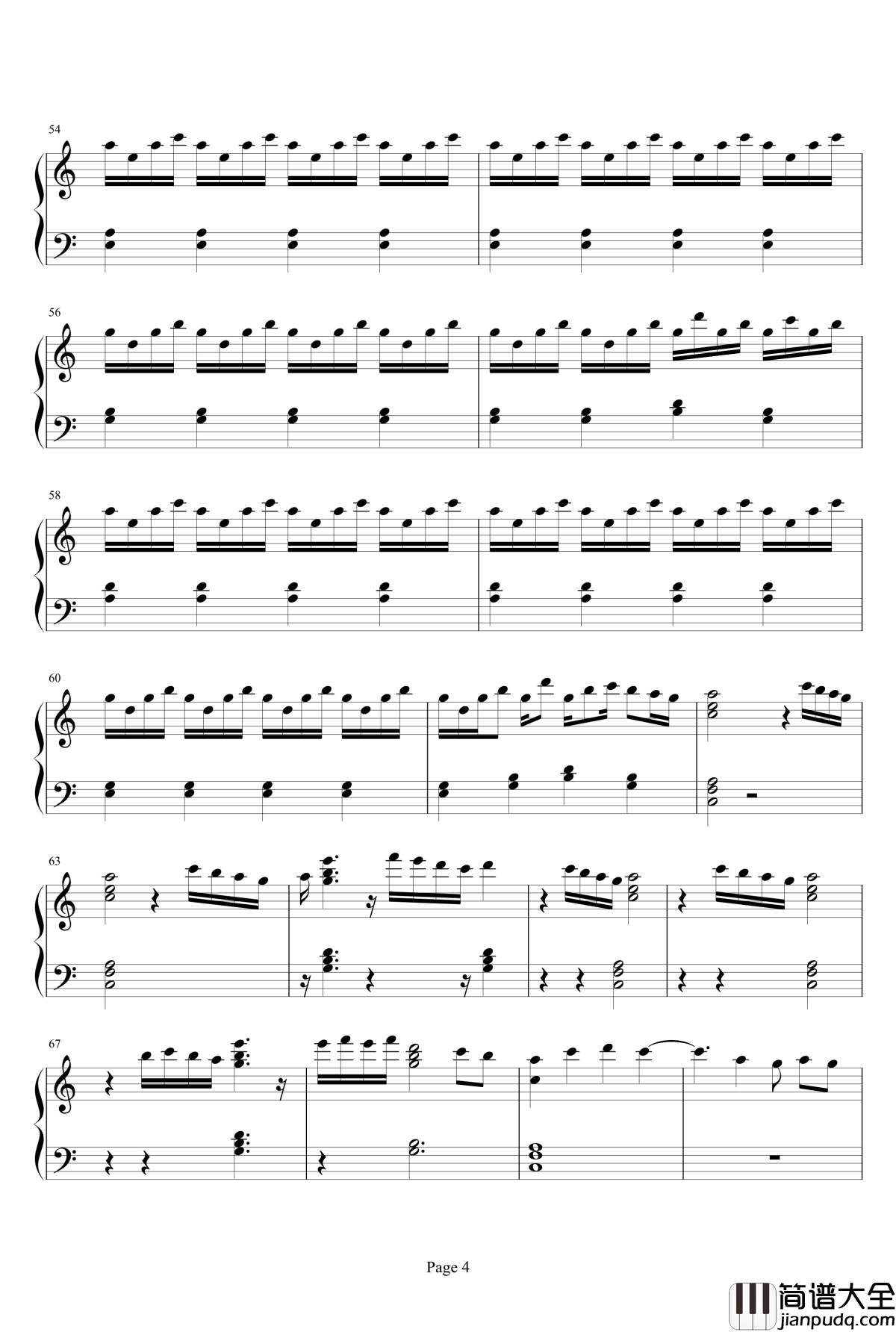 Meticulous_Love钢琴谱_vinceky