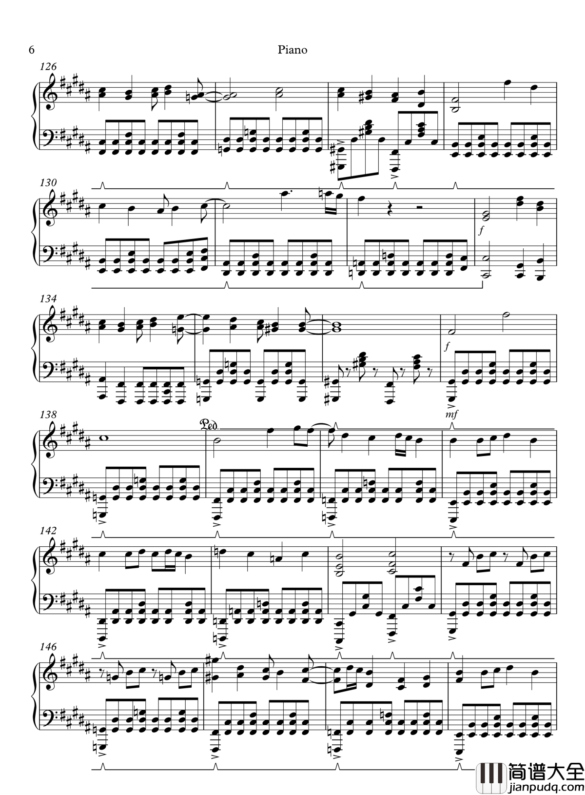 Hopes_and_Dreams_&Last_Goodbye钢琴谱_Undertale