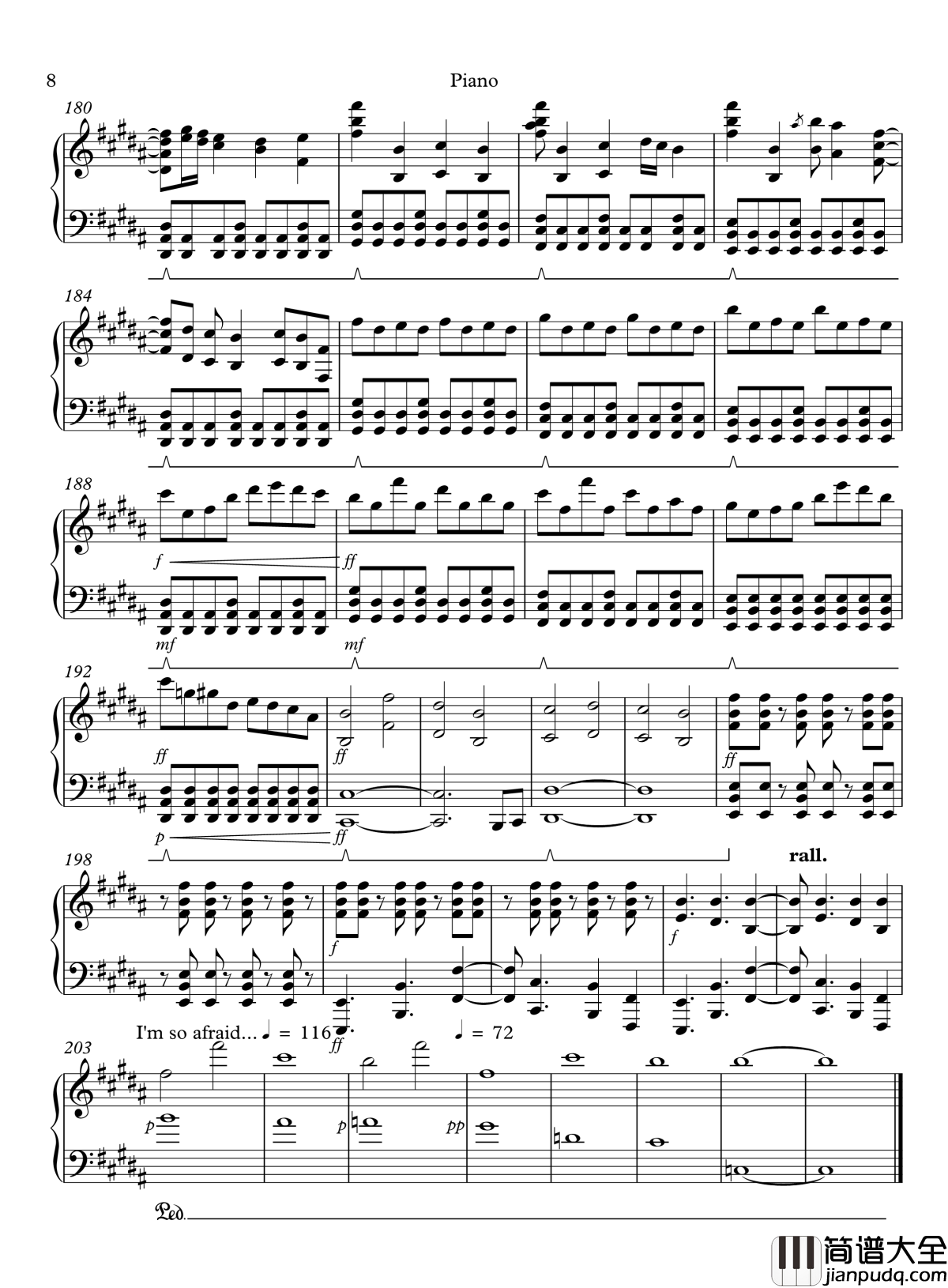 Hopes_and_Dreams_&Last_Goodbye钢琴谱_Undertale