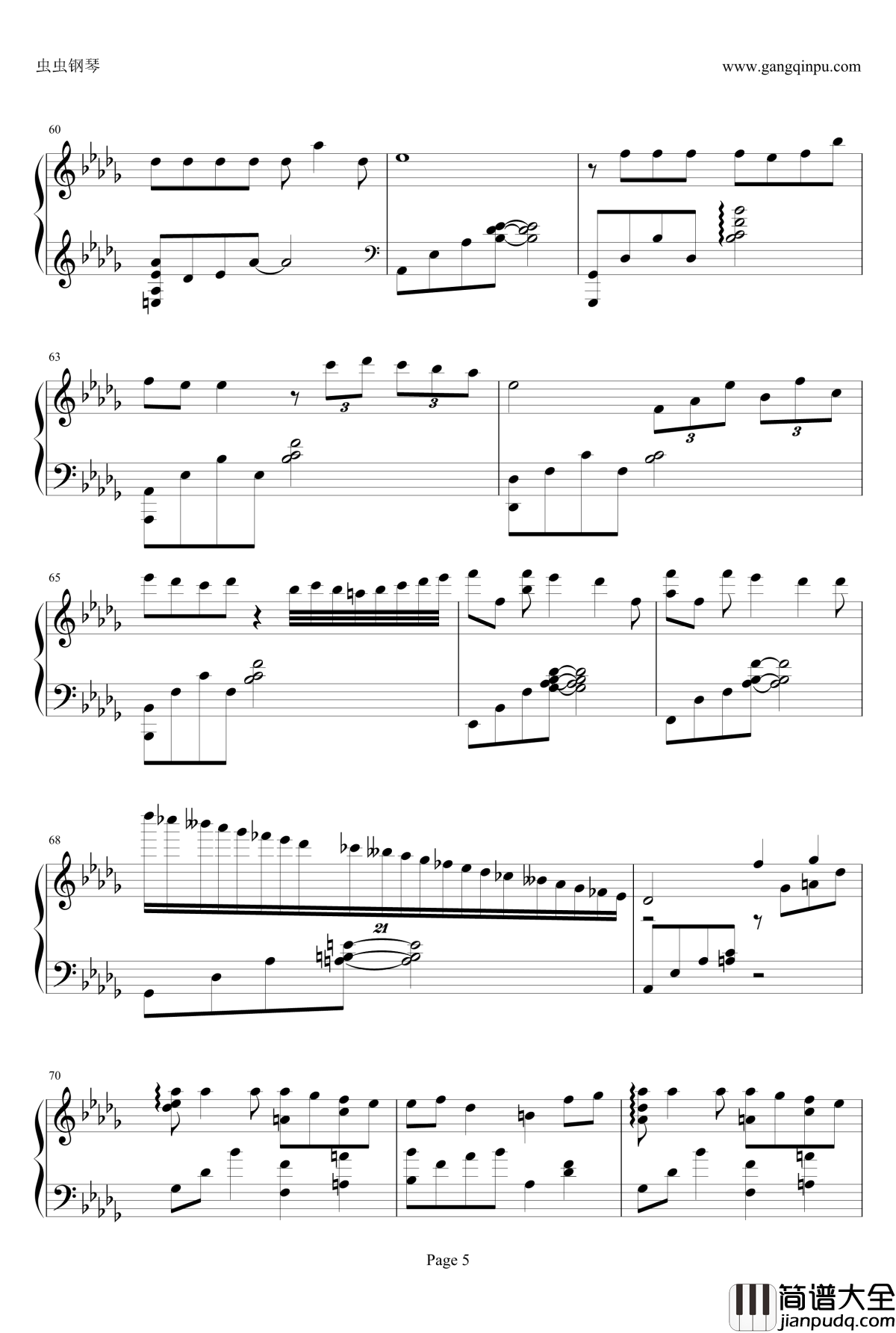 いのちの名前钢琴谱_広橋真紀子演奏版