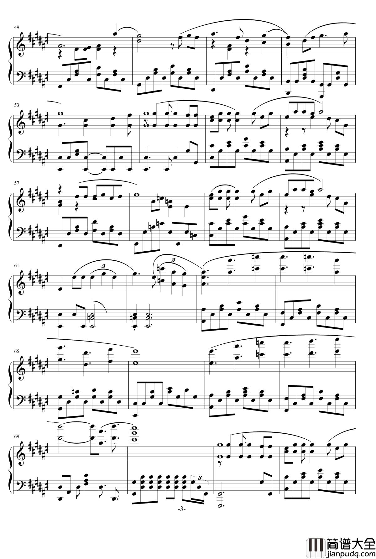 恋爱捉迷藏钢琴谱_SNH48