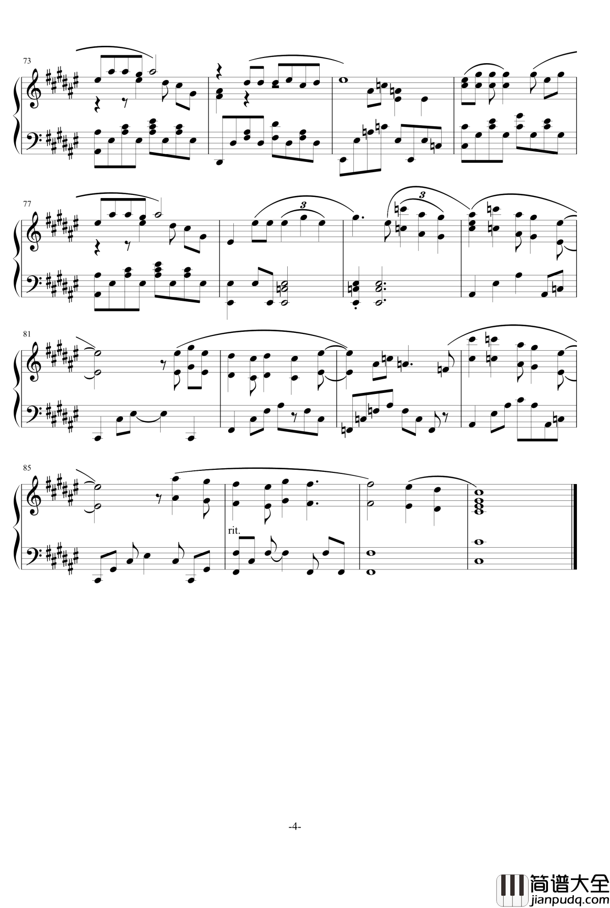 恋爱捉迷藏钢琴谱_SNH48