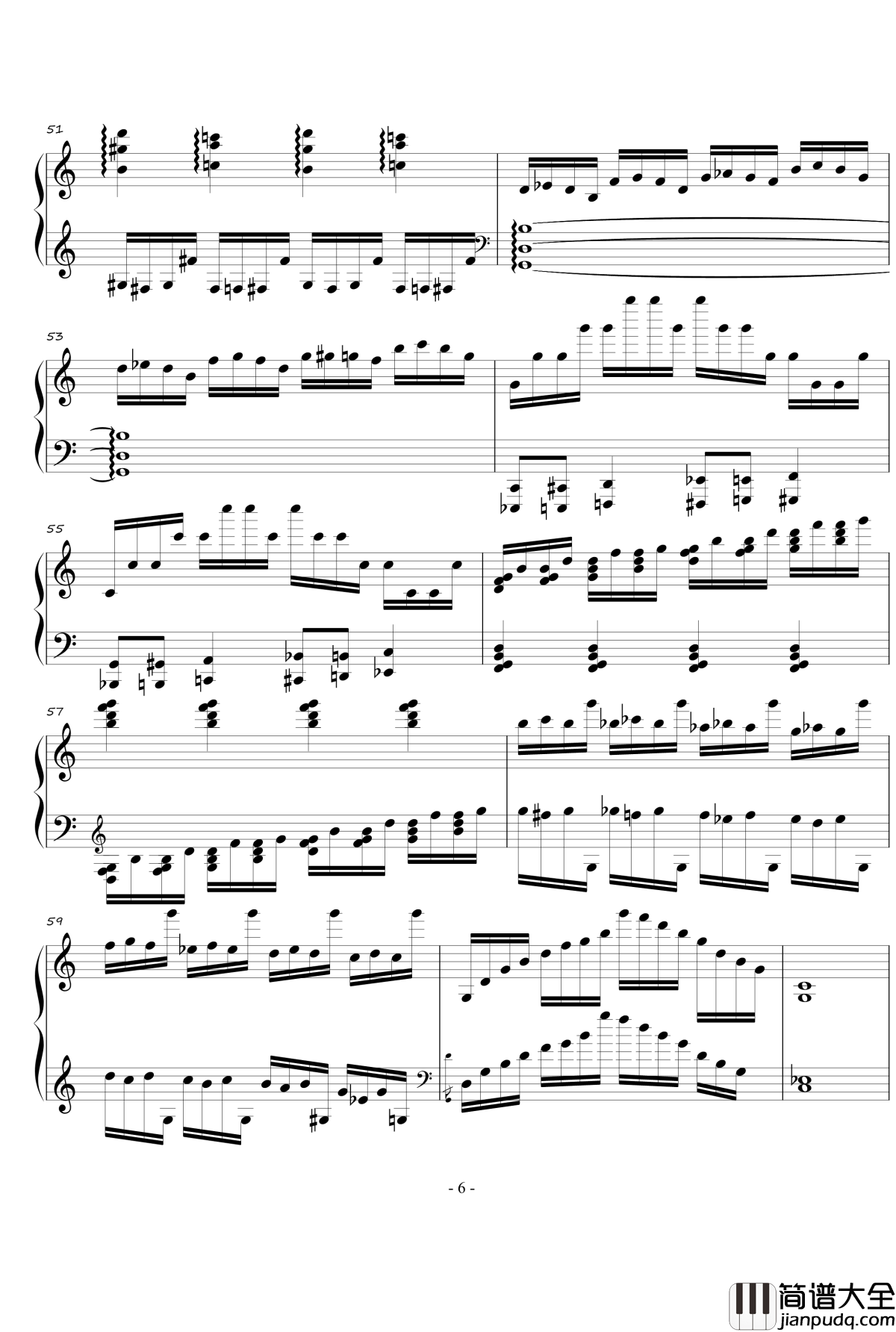 火星练习曲钢琴谱Op.2_No.3_火星先生