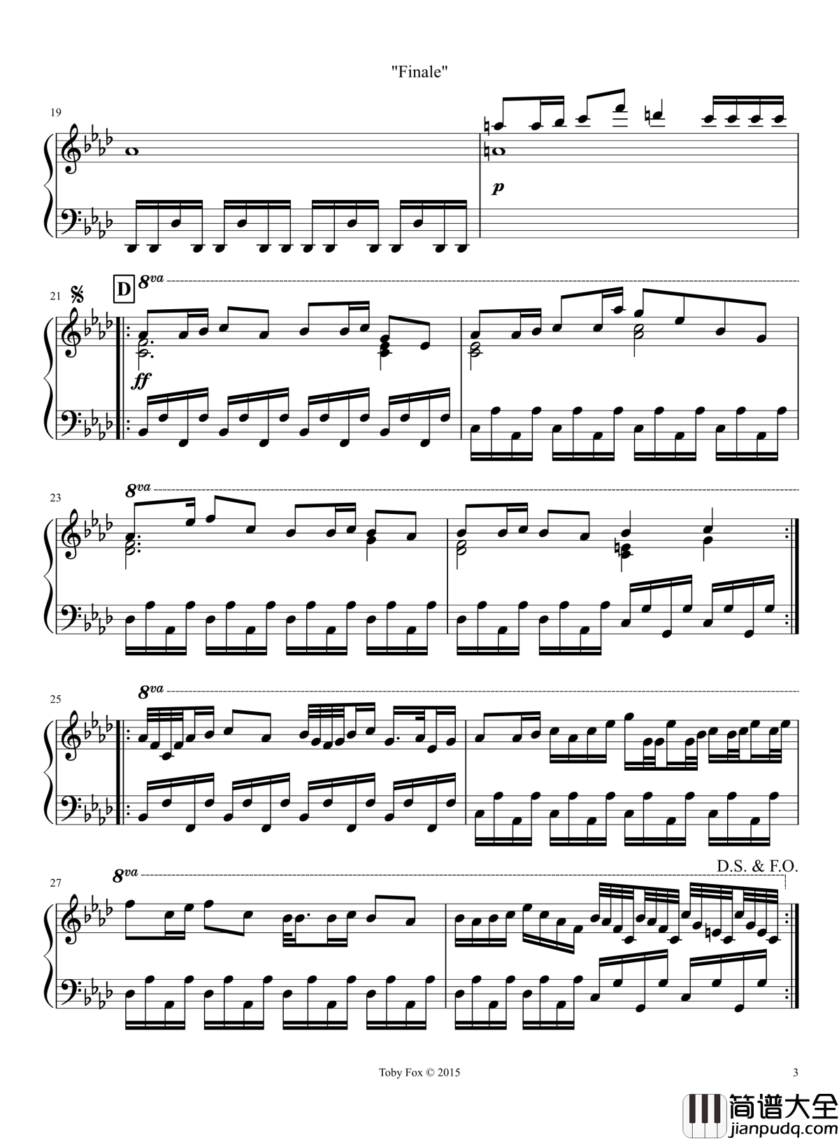 最终钢琴谱_Undertale