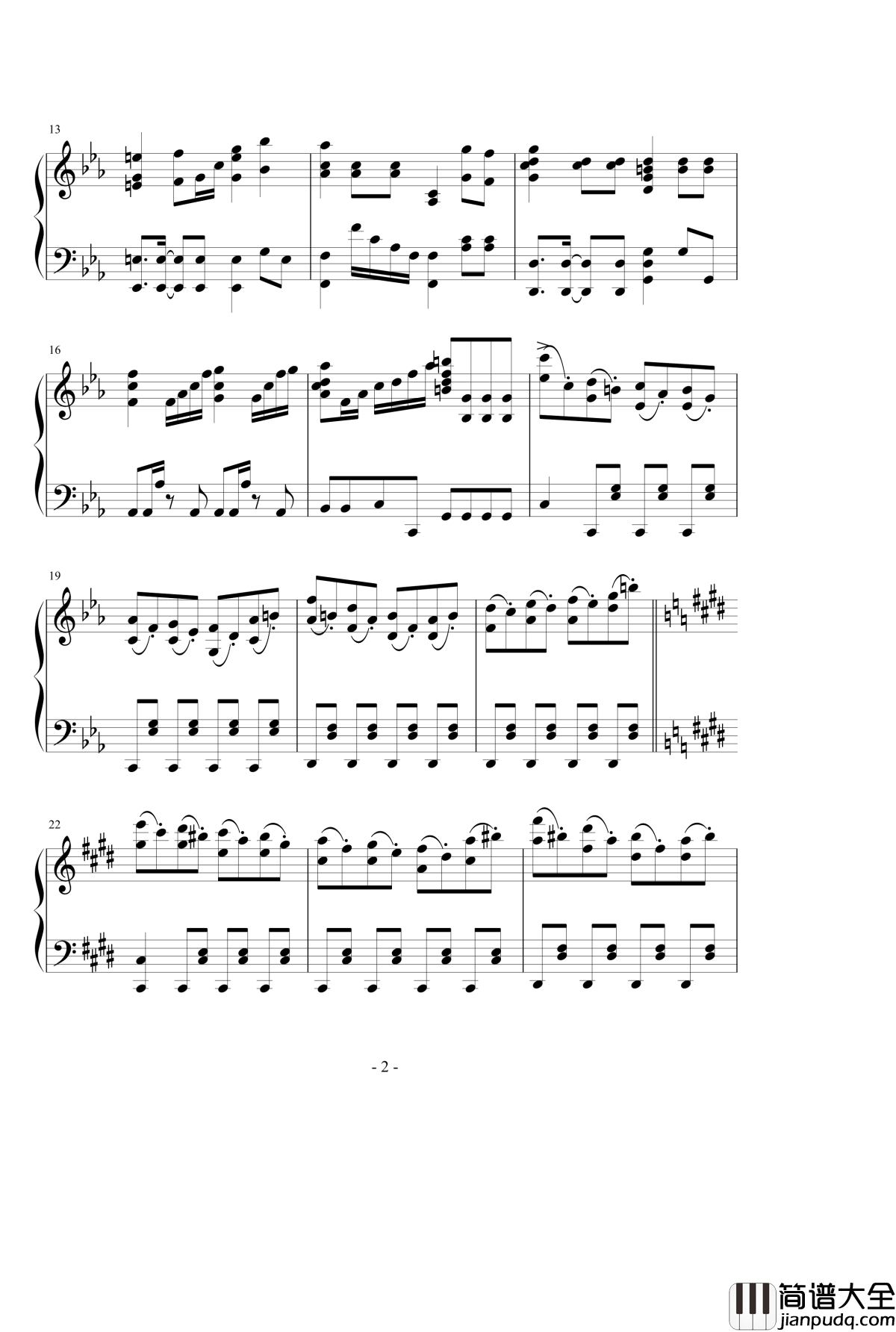 英雄運命の诗钢琴谱_Fate/Apocrypha_OP