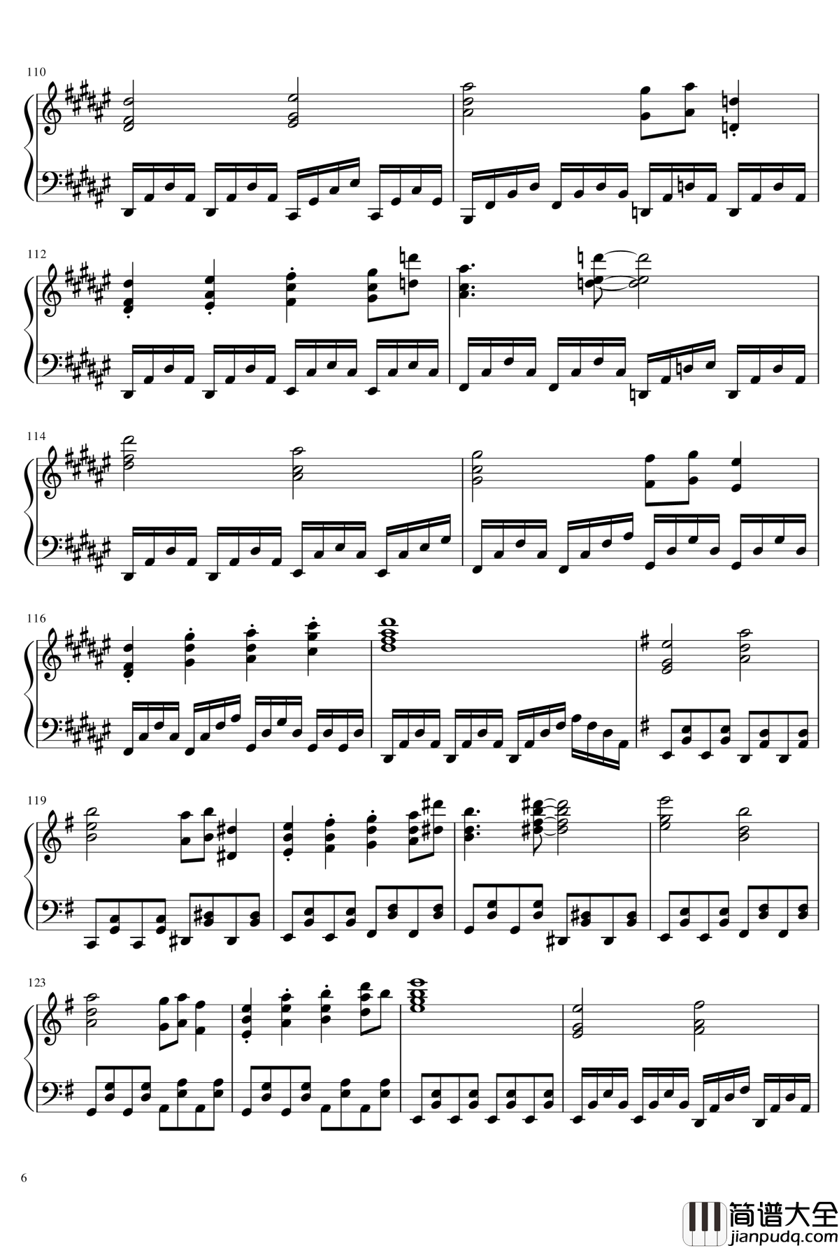 地狱星球钢琴谱_东方绀珠传