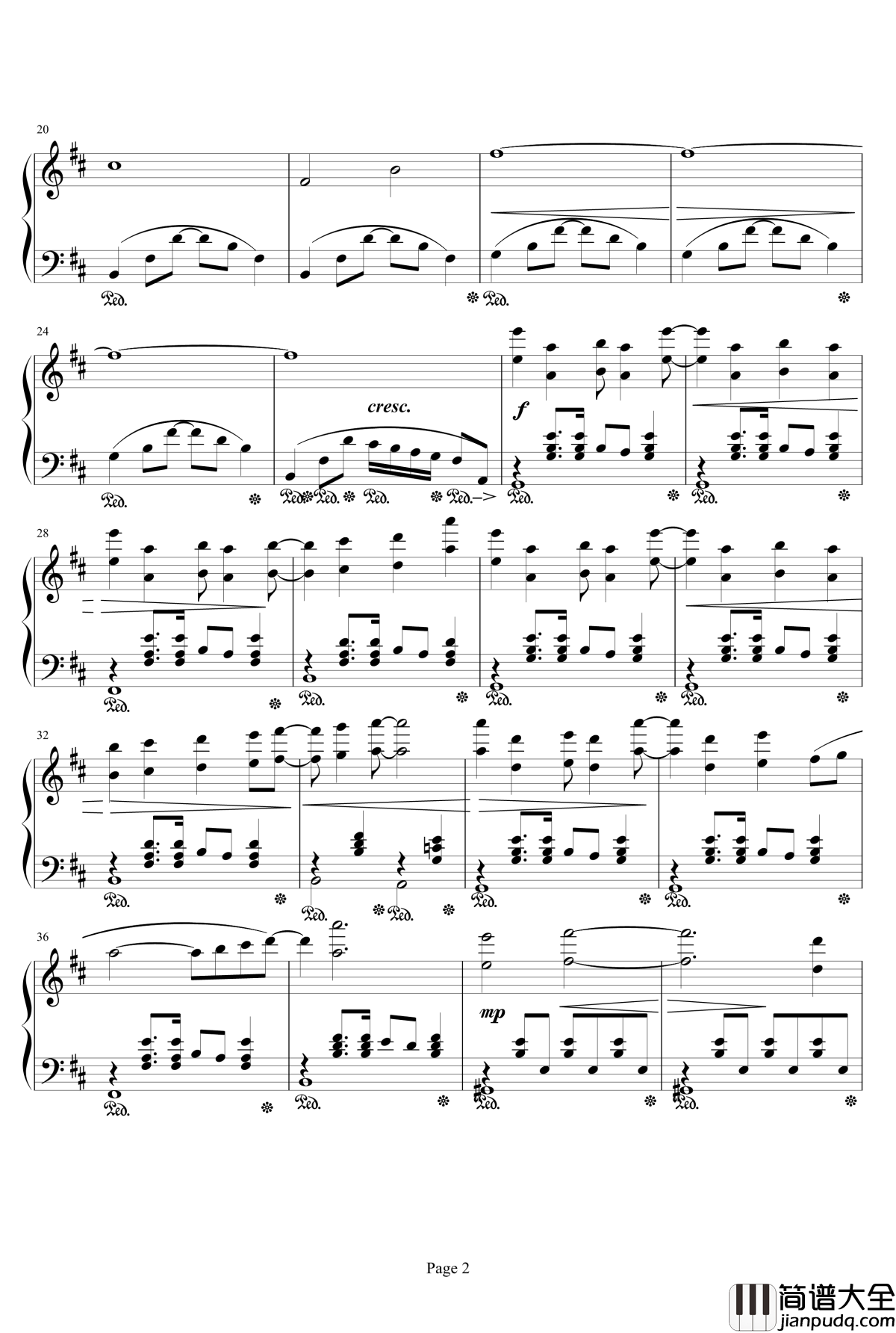 閃光钢琴谱_Final_Fantasy_XIII_最终幻想