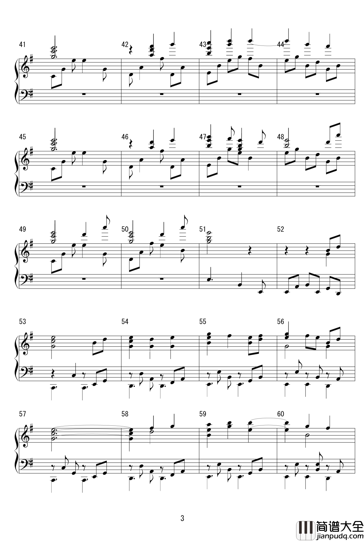 天衣无缝钢琴谱_zun