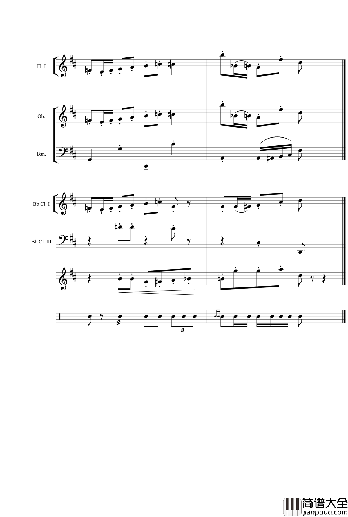 两只鸡的争斗进行曲钢琴谱_wudildy