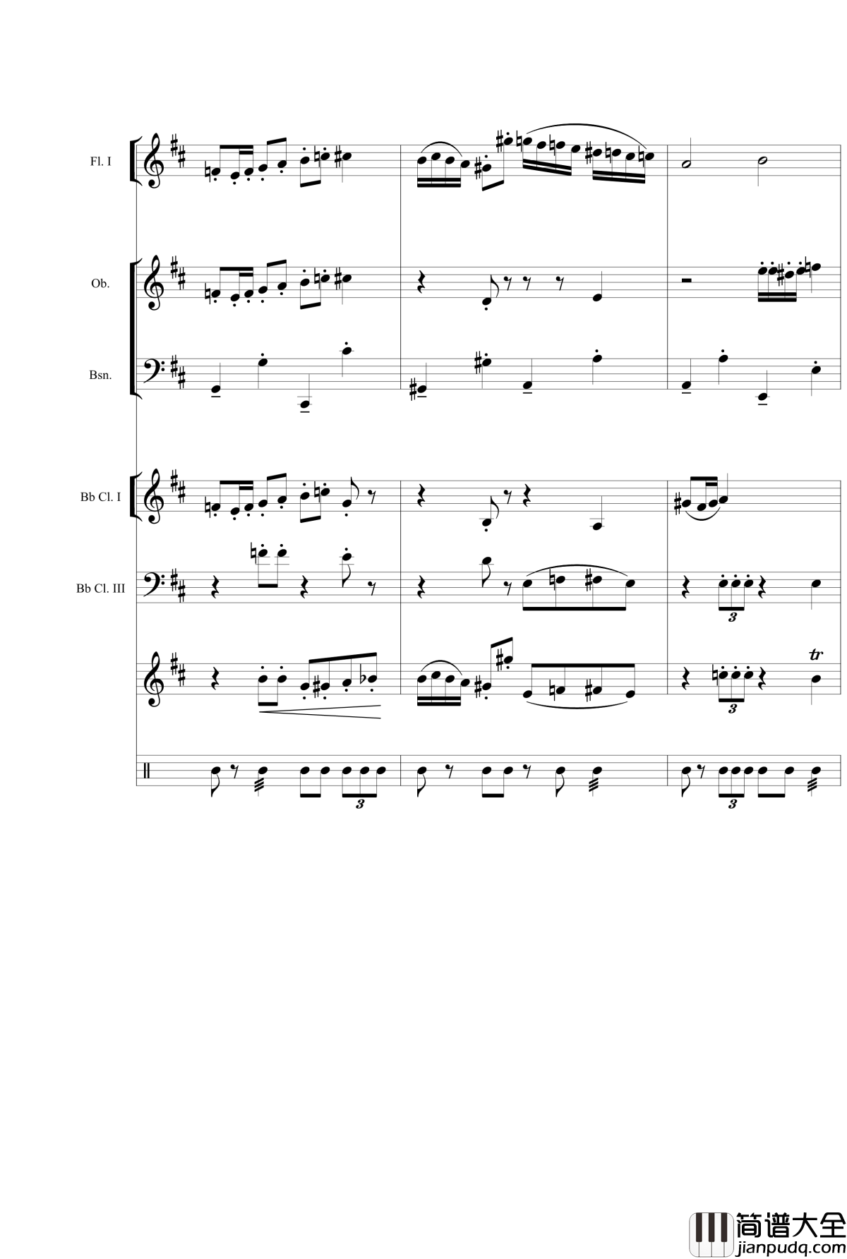 两只鸡的争斗进行曲钢琴谱_wudildy