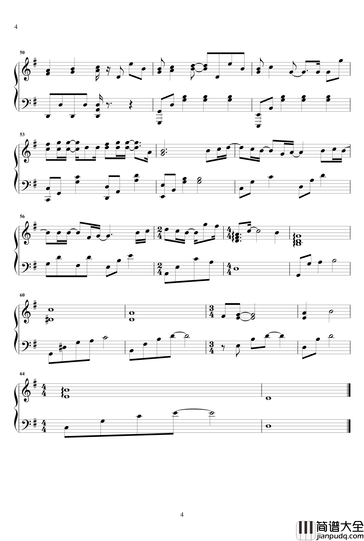 可乐钢琴谱_赵浴辰