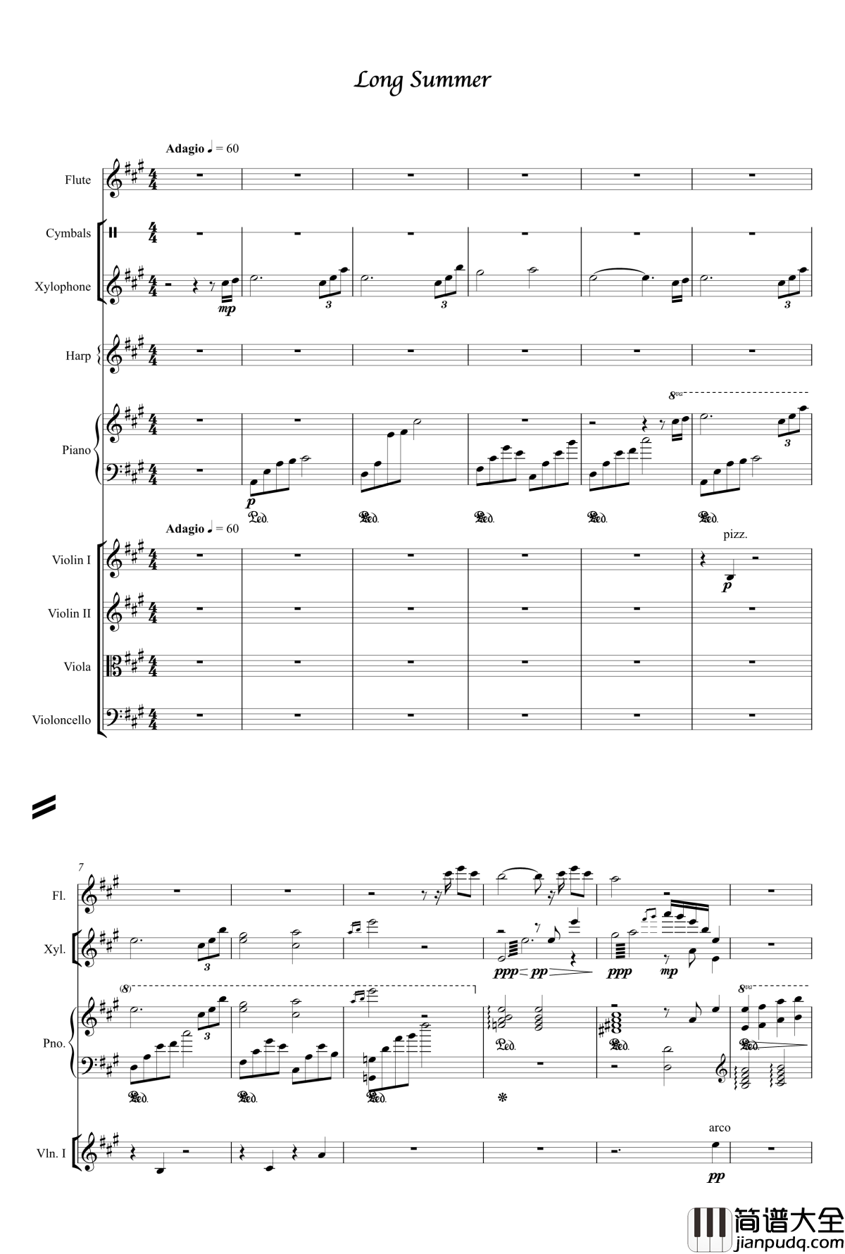 Long_Summer钢琴谱_Chroma_Deemo