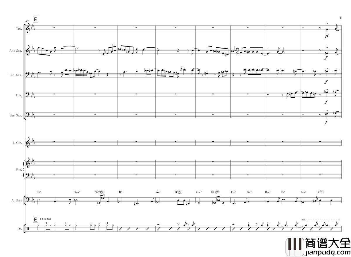 Robbin's_Nest钢琴谱_brothersong