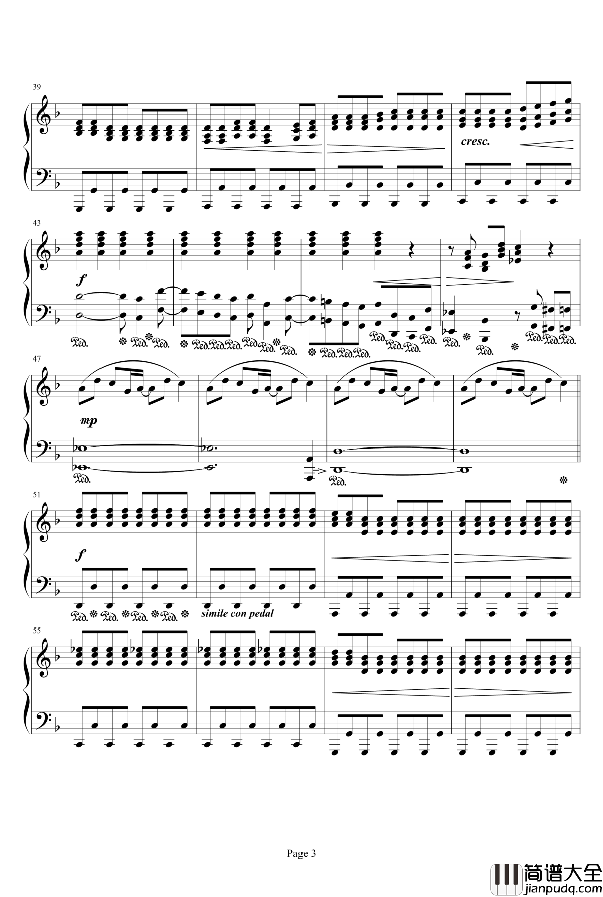 The_Man_With_The_Machine_Gun钢琴谱_最终幻想