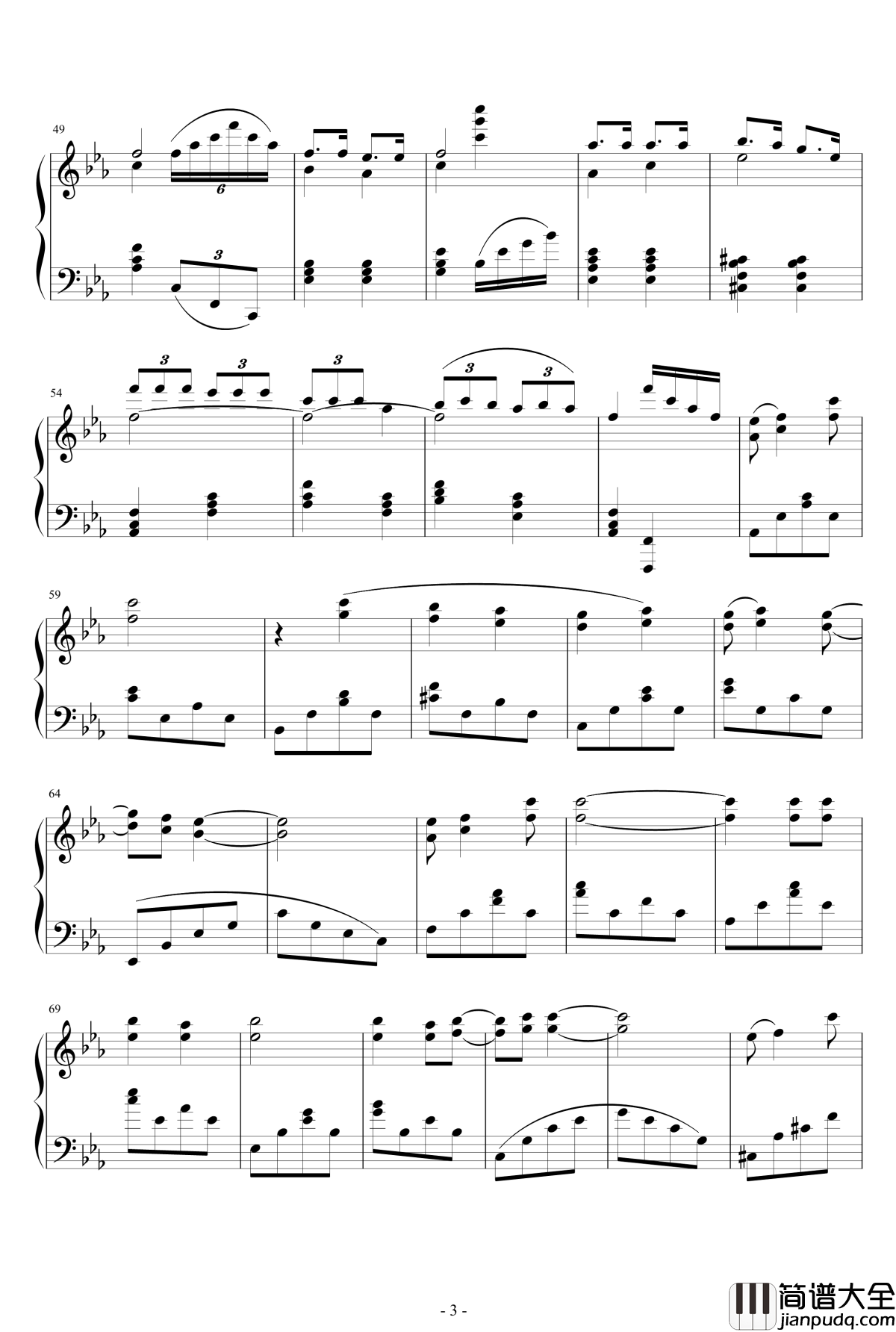 爆乳音头钢琴谱_钢琴版_vocaloid