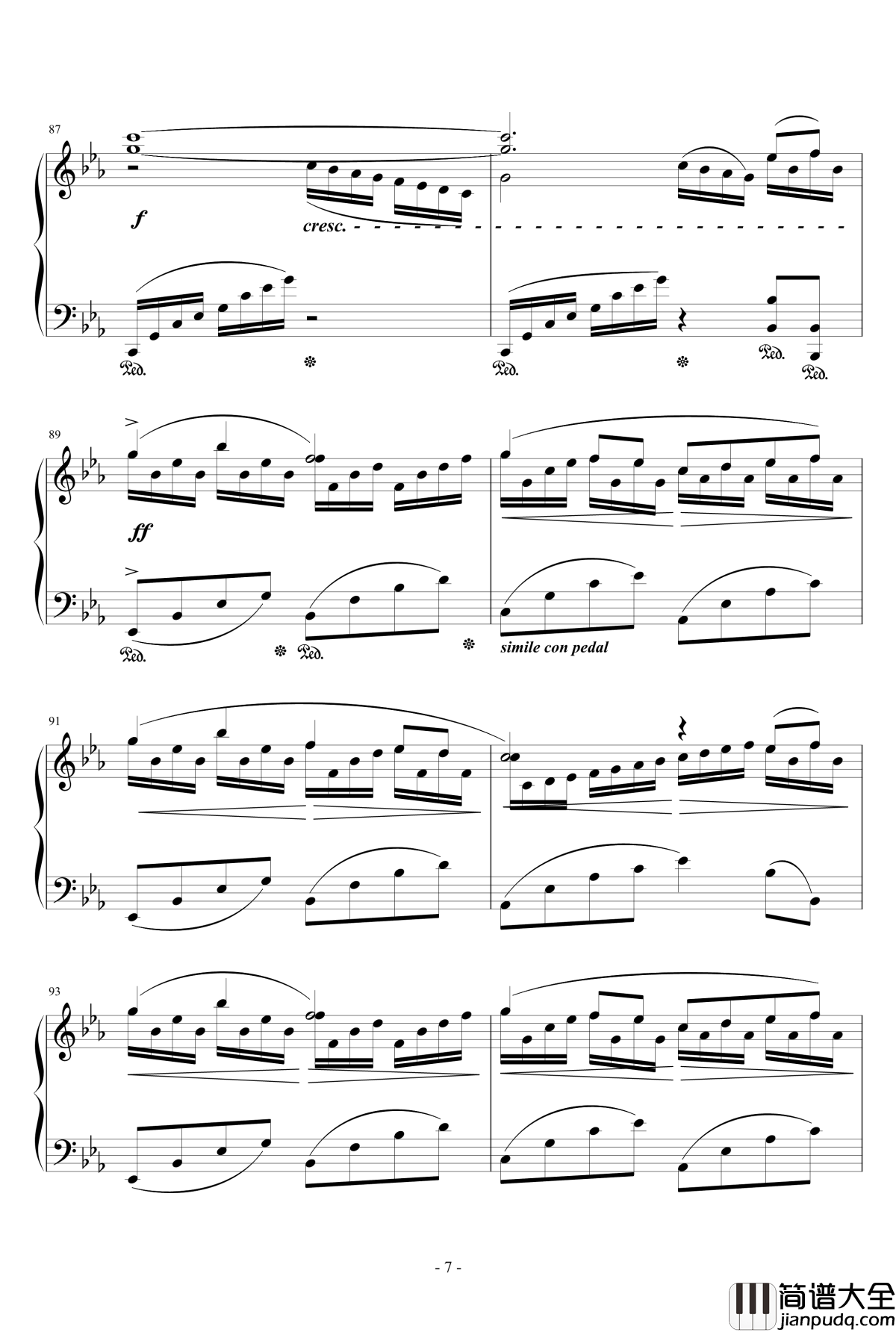 素敵だね钢琴谱_英文版_最终幻想