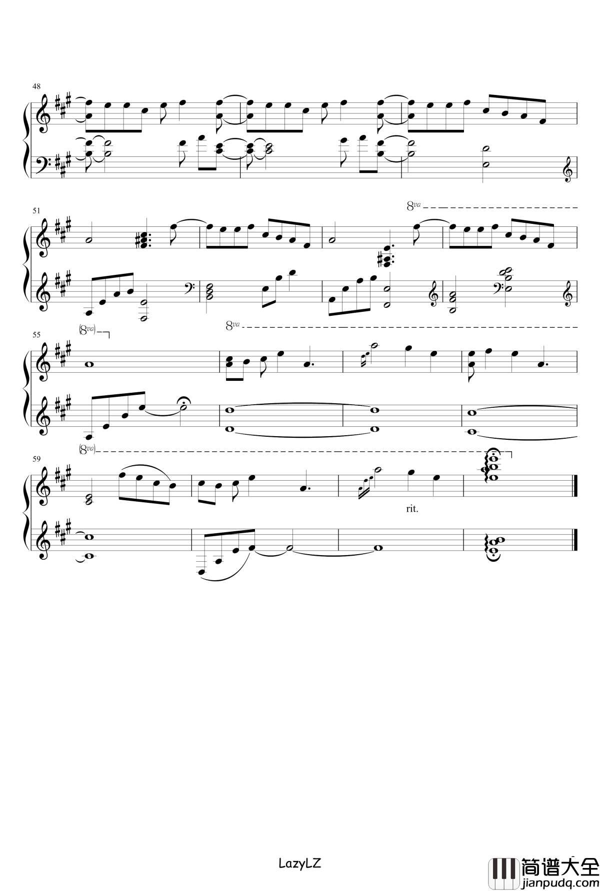 恋钢琴谱_逃避可耻但有用ED_Piano_ver._星野源_末廣健一郎_逃避可耻但有用