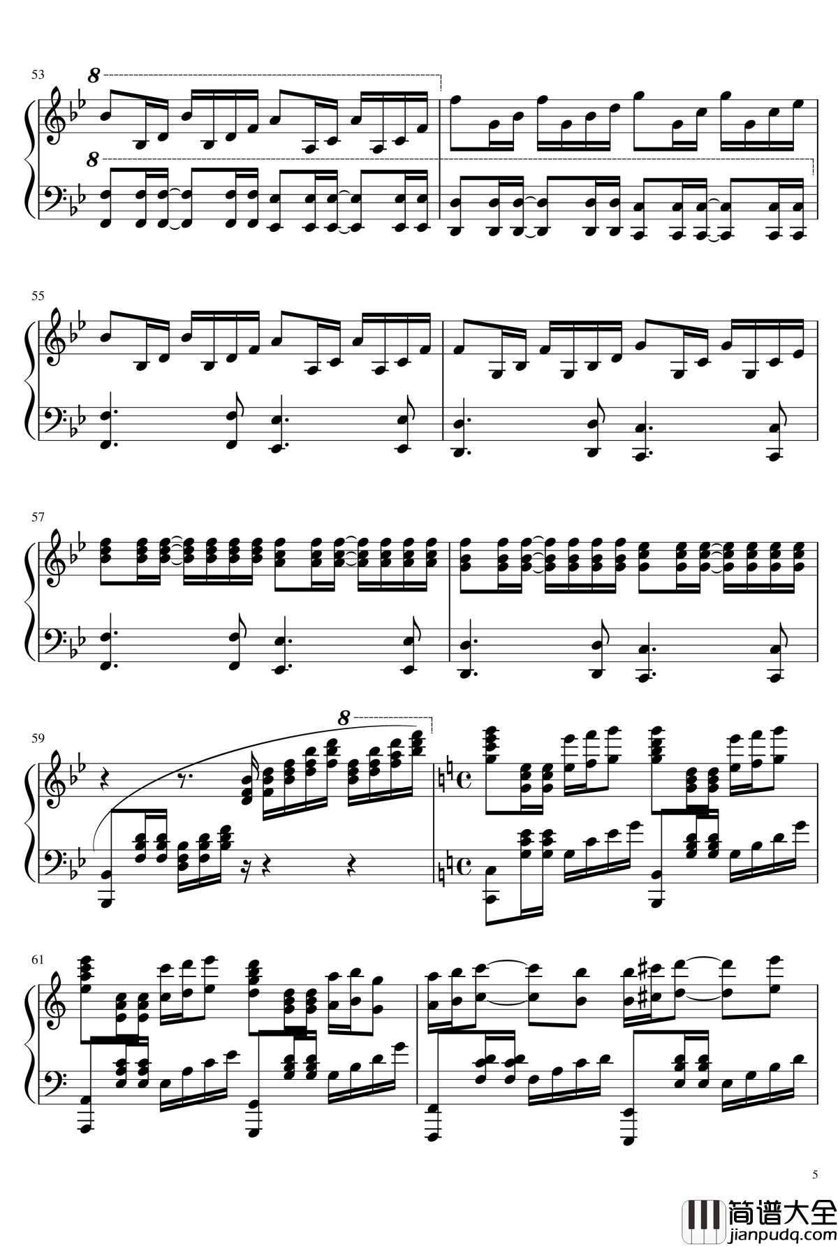 是你鼓励了我钢琴谱_You_Encouraged_Me_吕恒