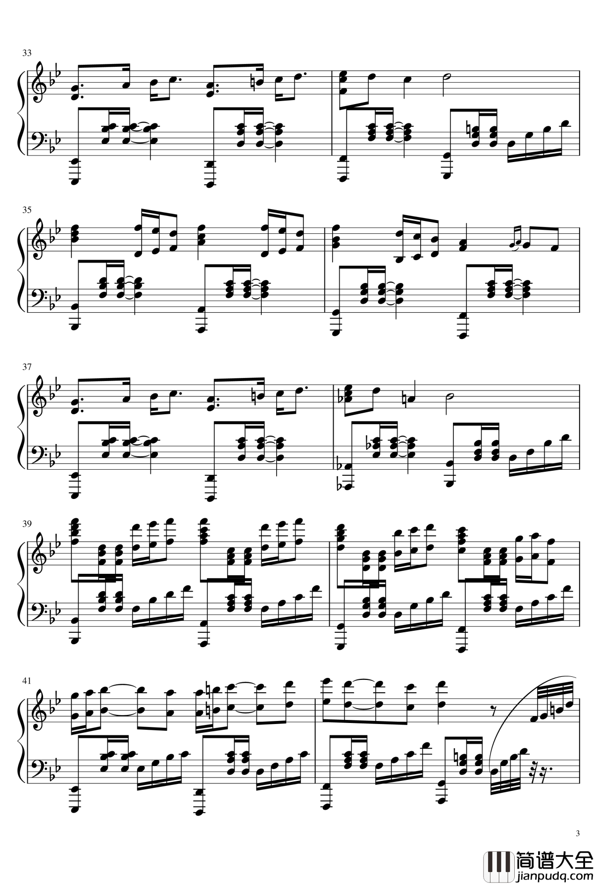 是你鼓励了我钢琴谱_You_Encouraged_Me_吕恒