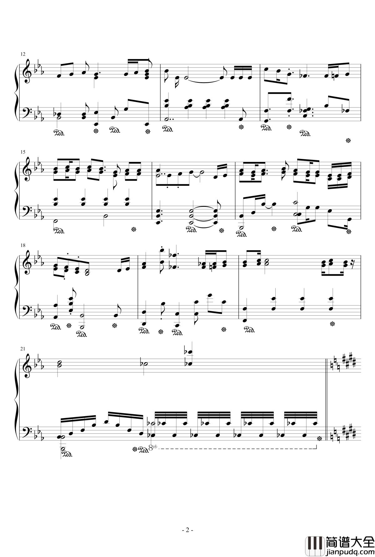 なわとび钢琴谱_久保ユリカ