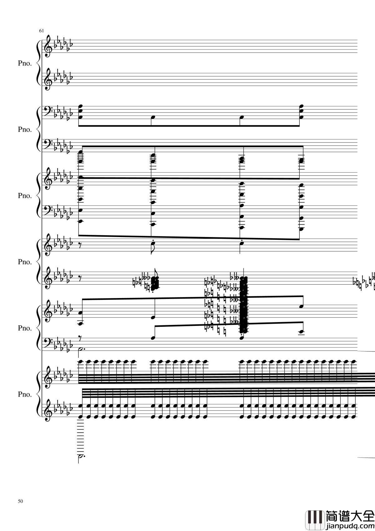 圆周率钢琴谱_黑化_圆周率