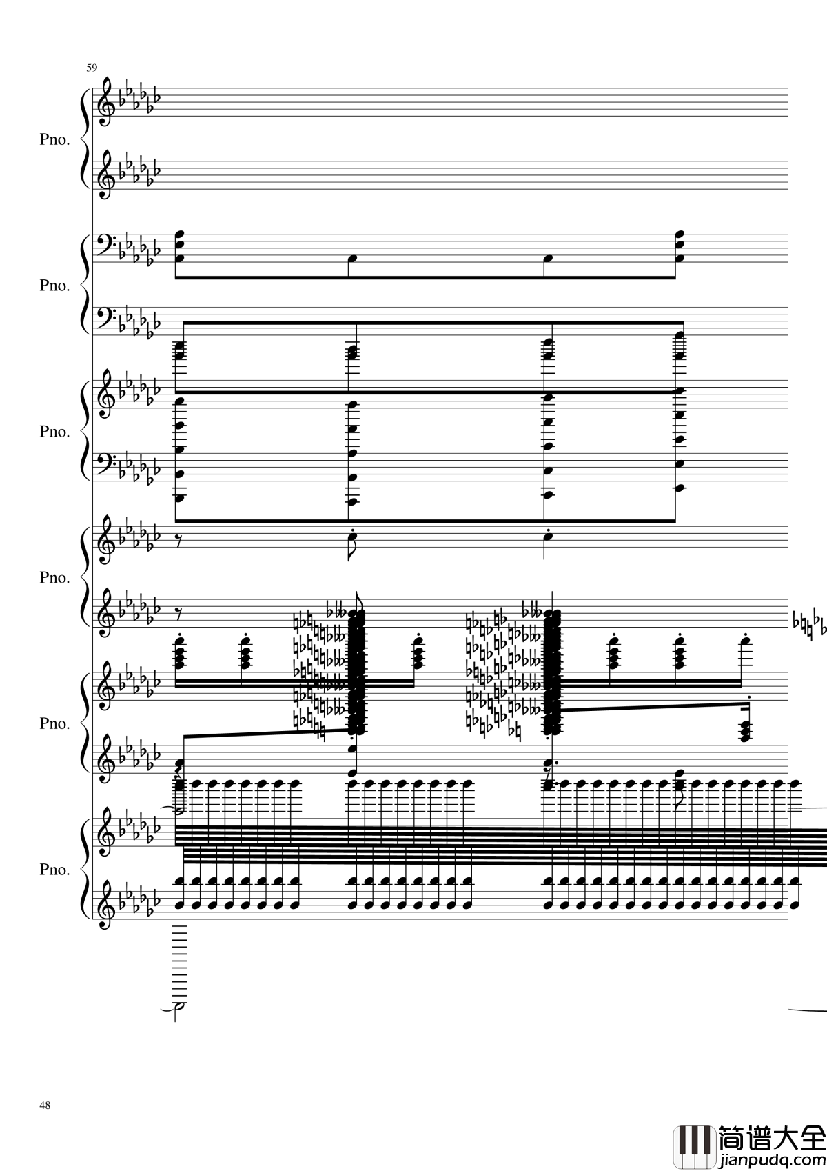 圆周率钢琴谱_黑化_圆周率