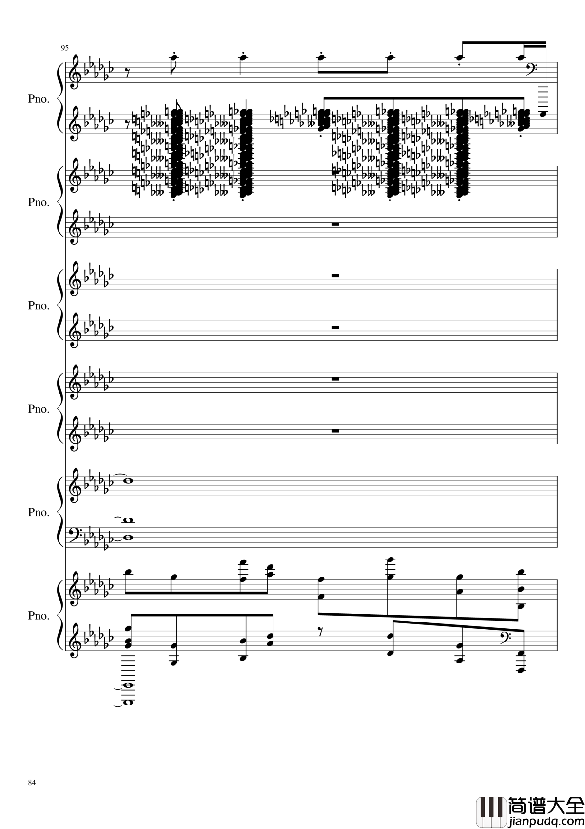圆周率钢琴谱_黑化_圆周率