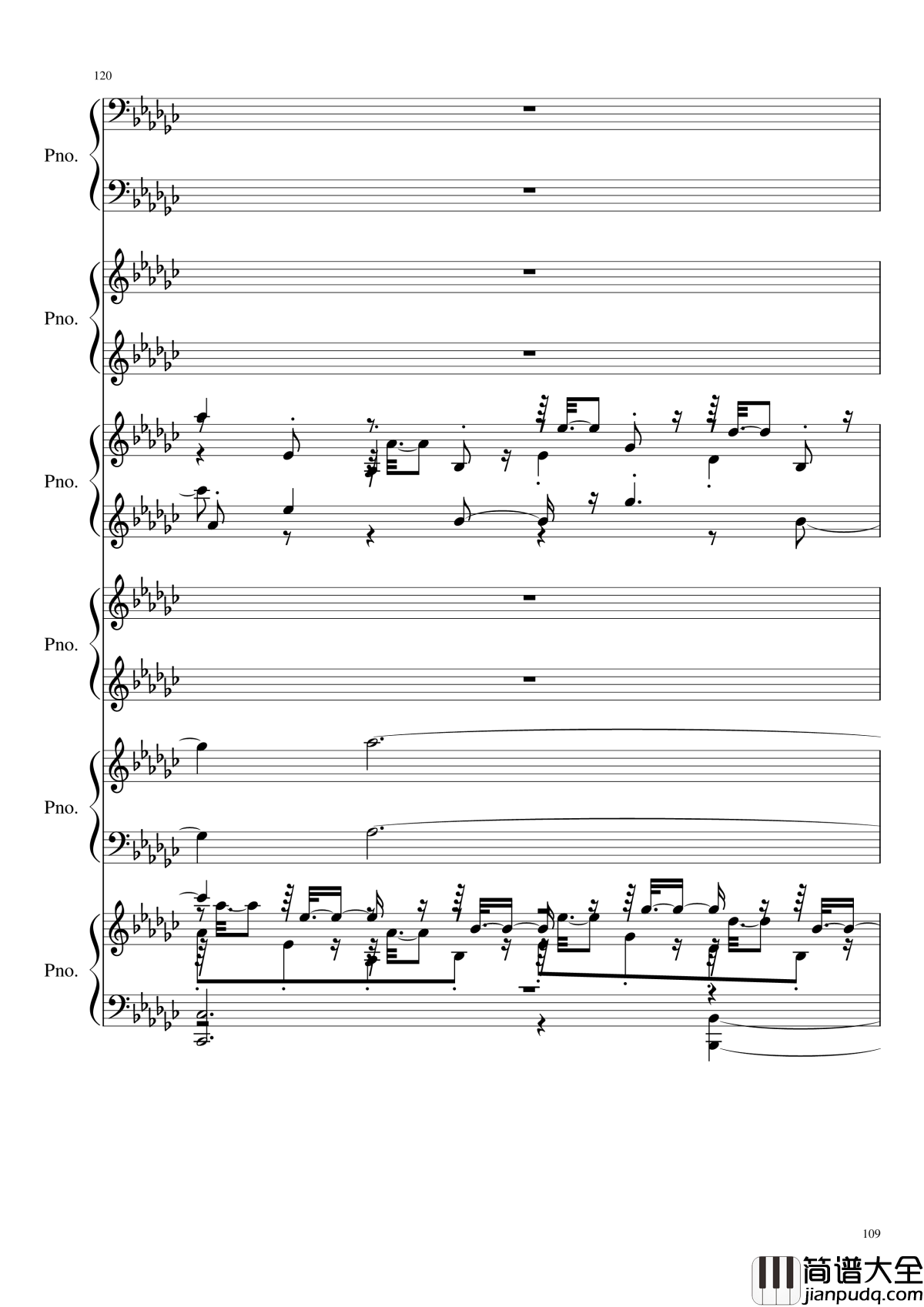圆周率钢琴谱_黑化_圆周率