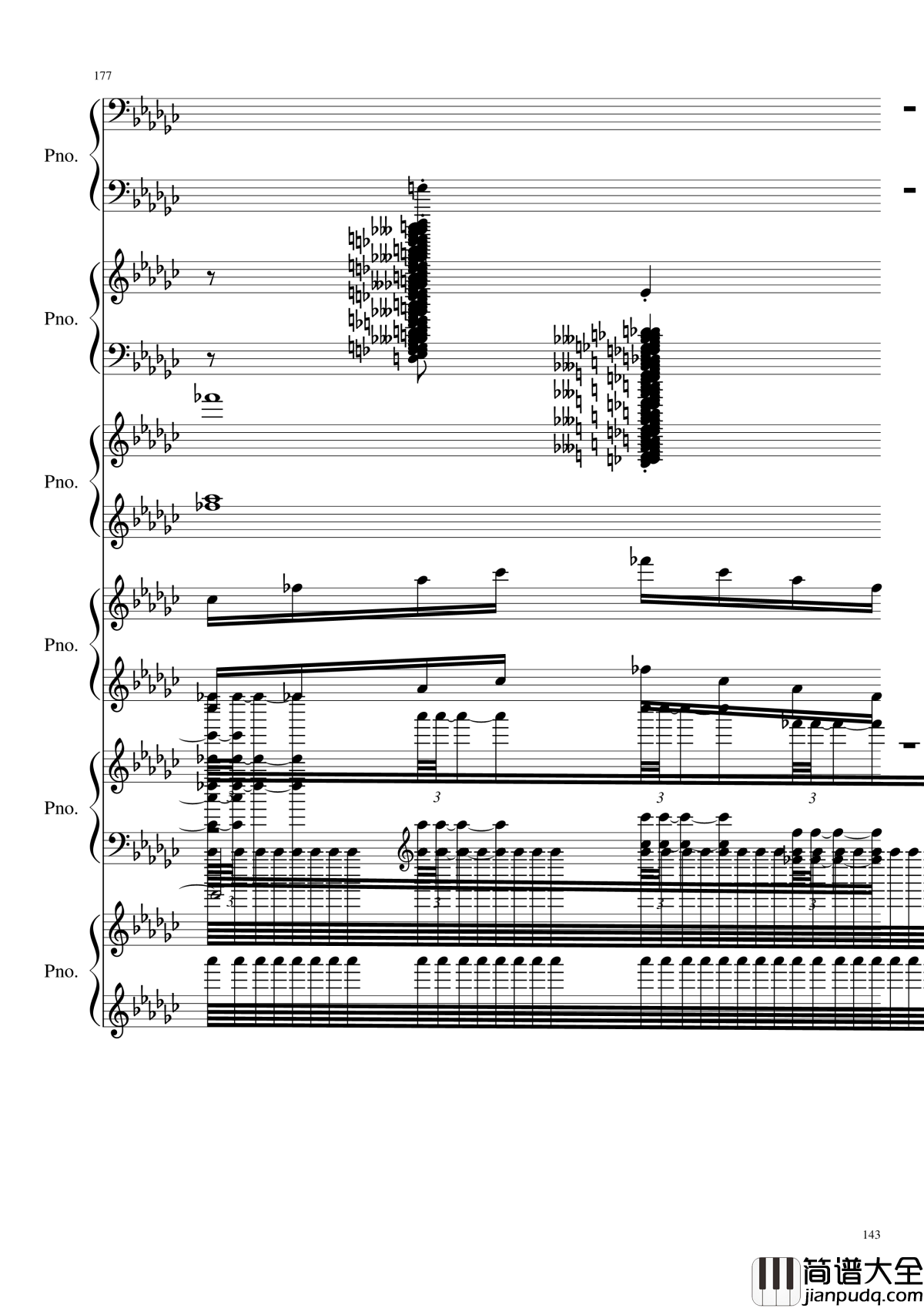 圆周率钢琴谱_黑化_圆周率