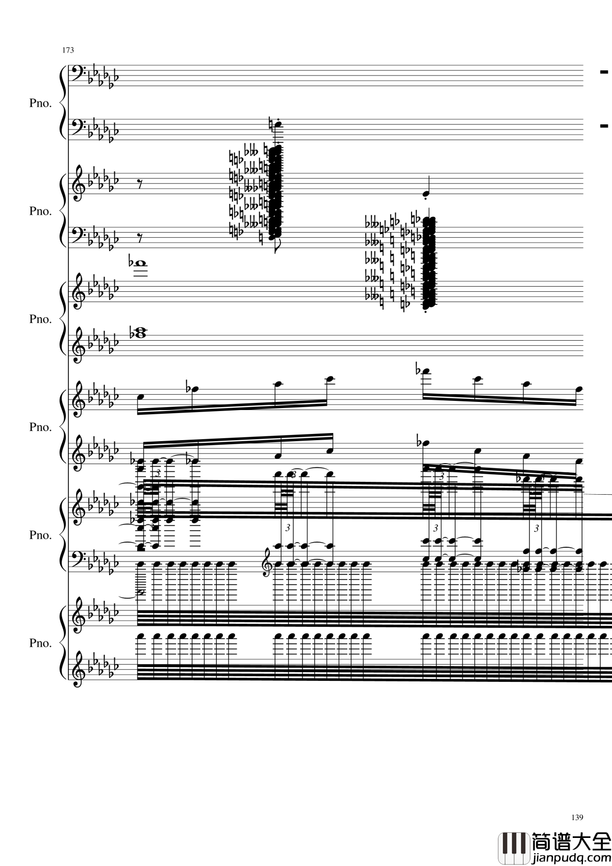 圆周率钢琴谱_黑化_圆周率