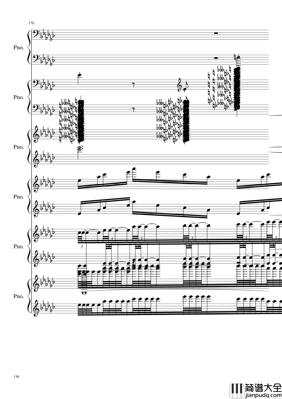 圆周率钢琴谱_黑化_圆周率