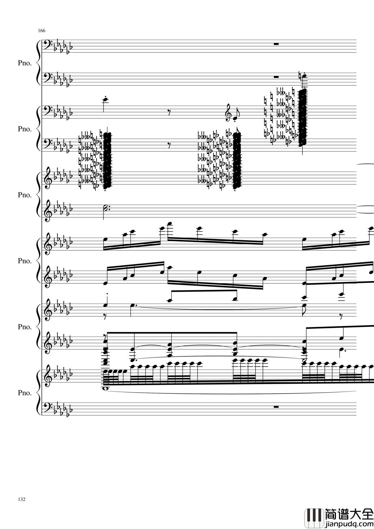 圆周率钢琴谱_黑化_圆周率