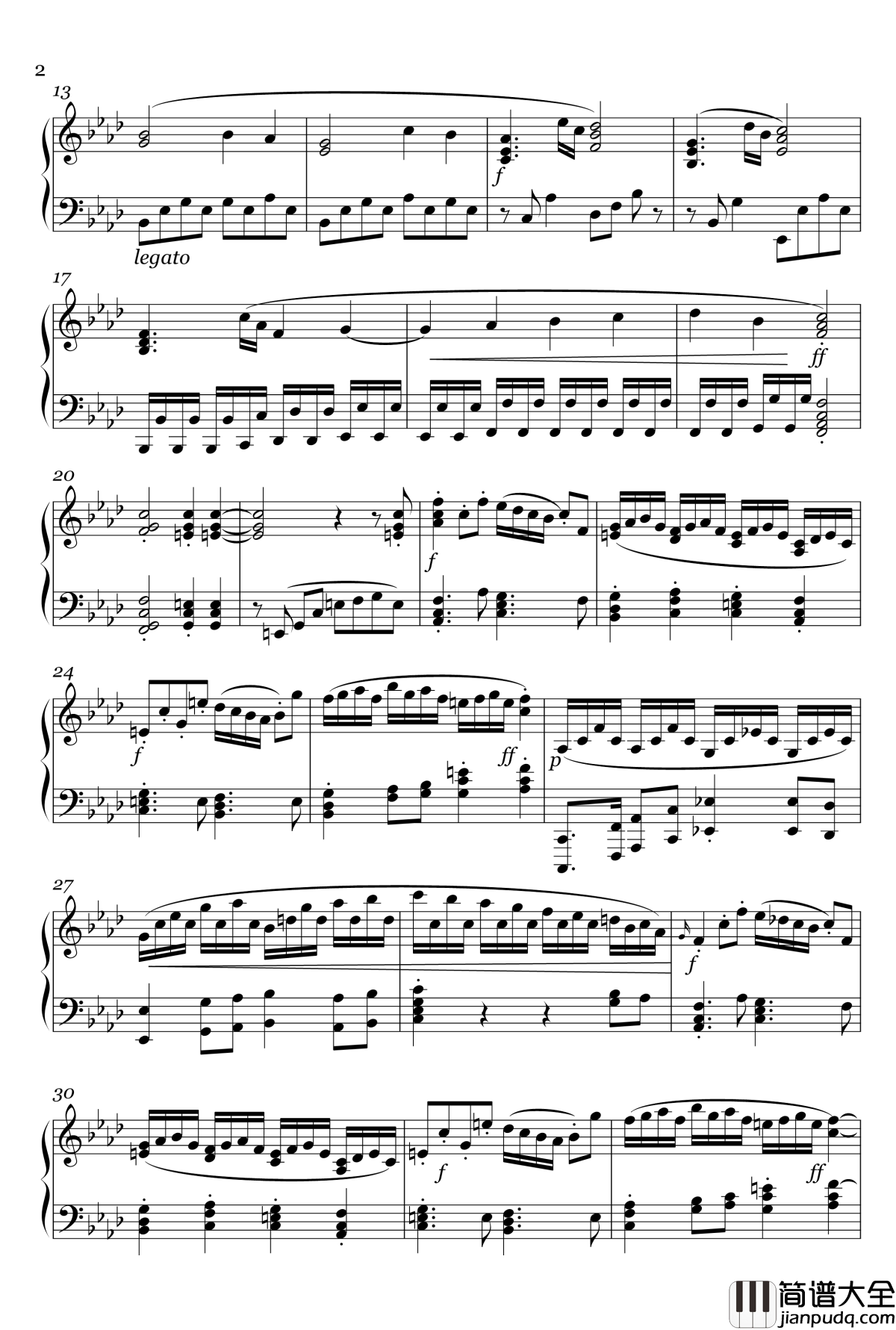 Allegro_Vivace钢琴谱_Op.1_No.2_Rachmania!