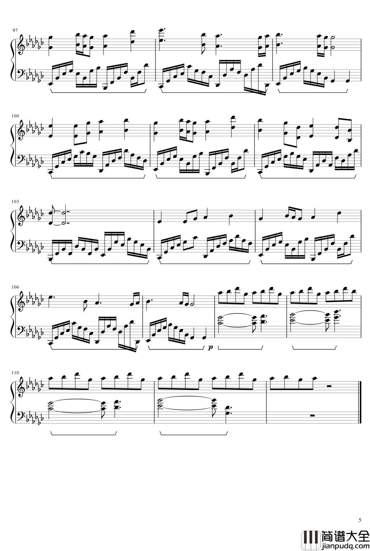 打上花火钢琴谱_米津玄師xDAOKO