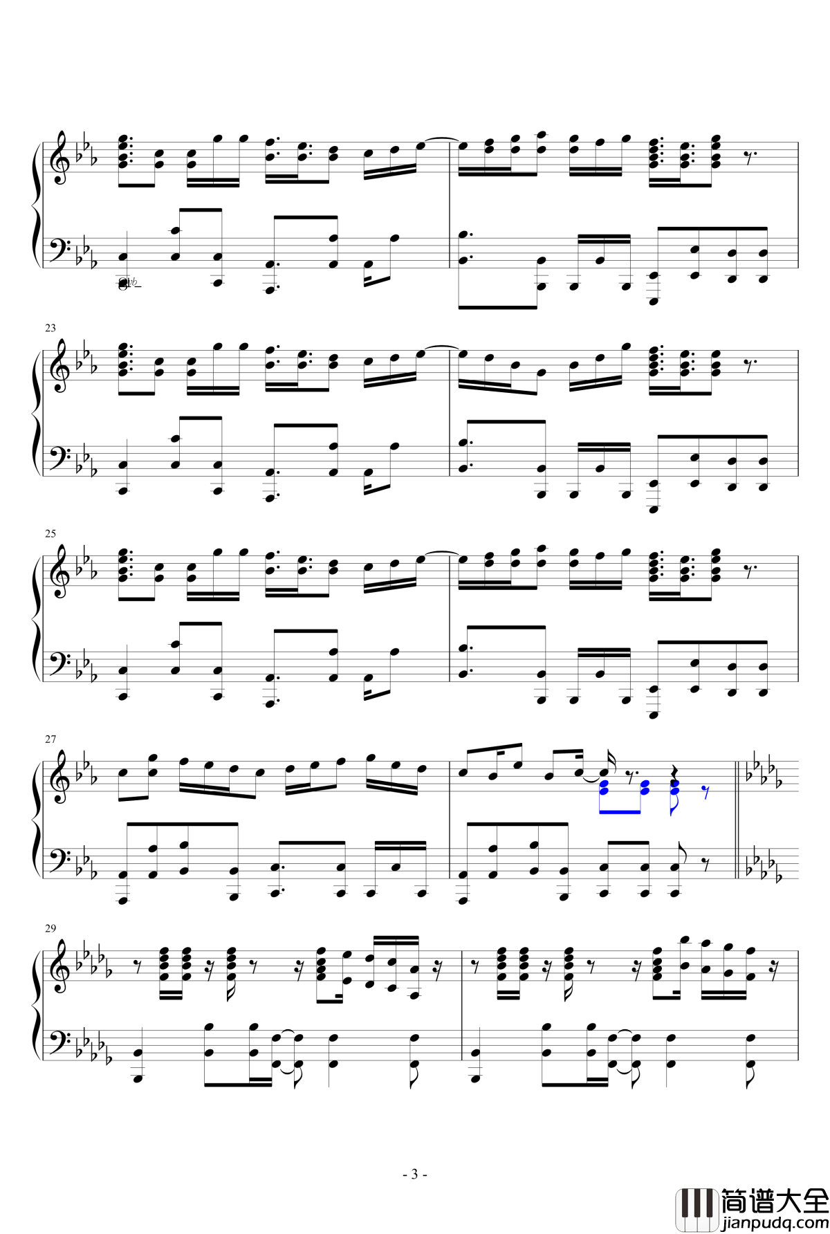 砂之惑星钢琴谱_初音未来