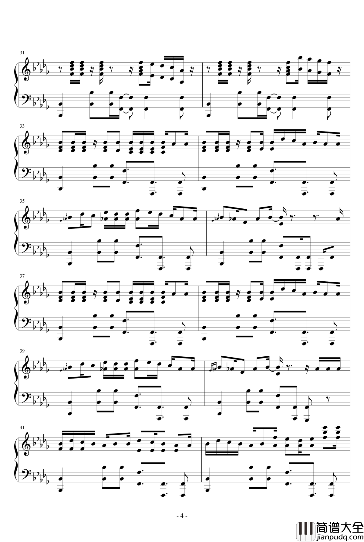 砂之惑星钢琴谱_初音未来