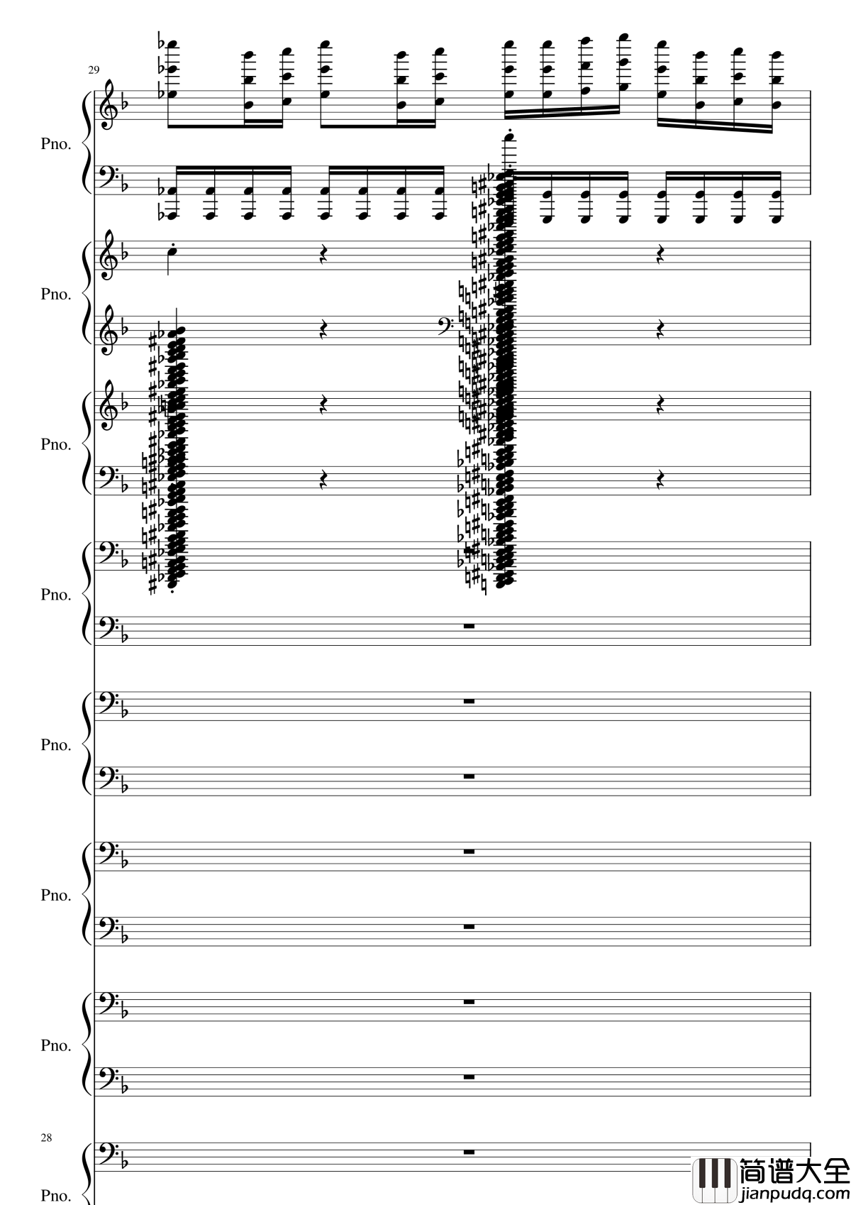 彩虹猫和Trololo钢琴谱_黑化