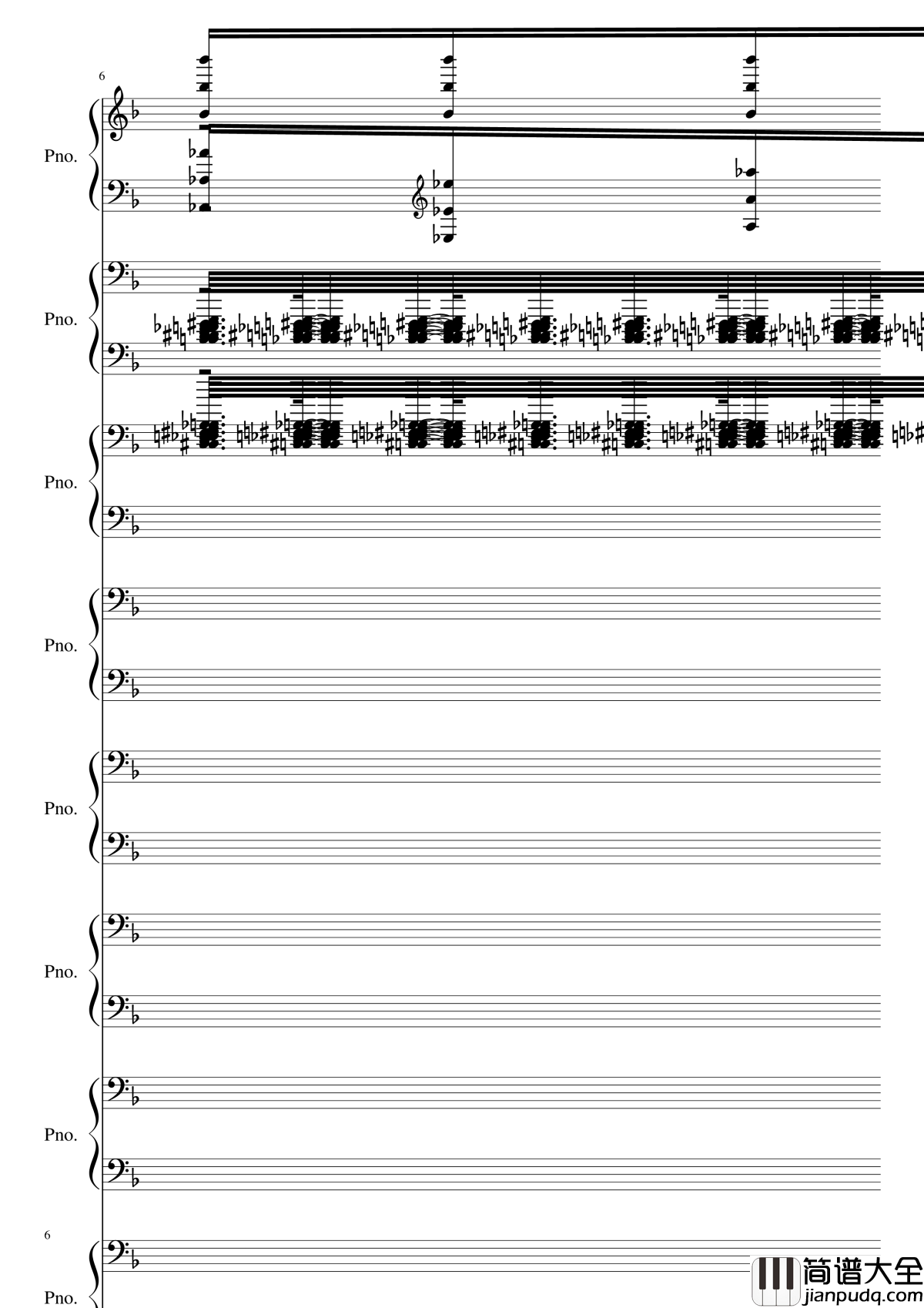 彩虹猫和Trololo钢琴谱_黑化