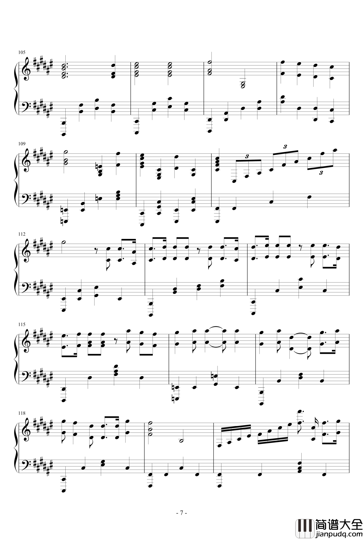 未闻花名钢琴谱_我们仍未知道那天所看见的花的名字