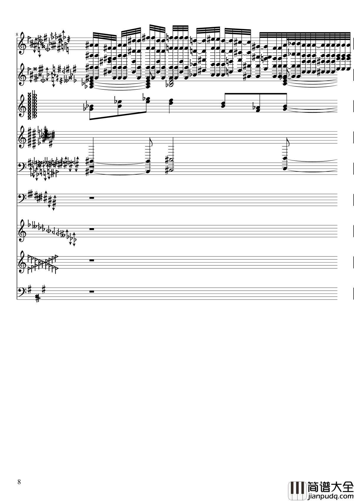 亡灵幻想钢琴谱_黑化_II_东方妖妖梦