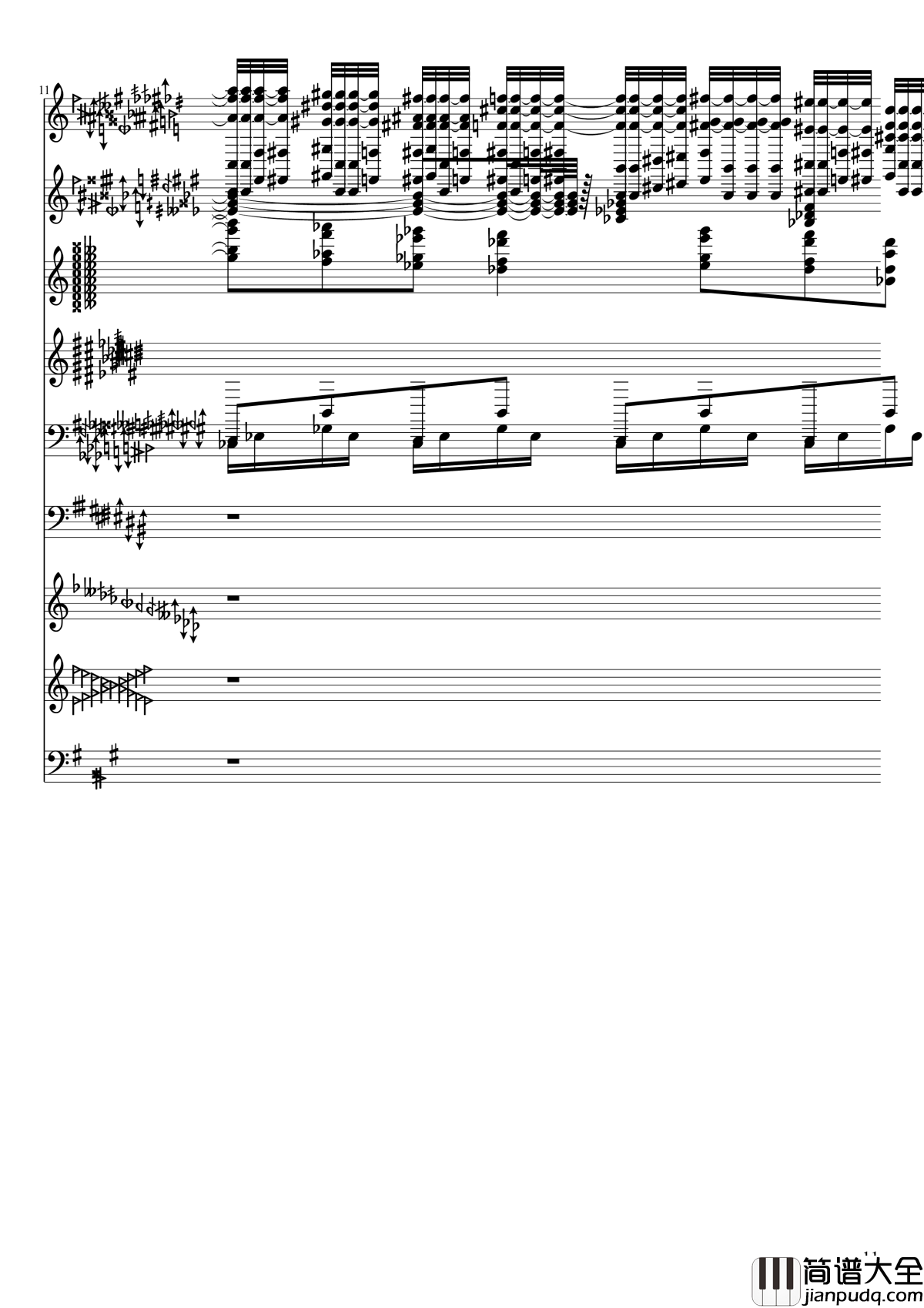 亡灵幻想钢琴谱_黑化_II_东方妖妖梦