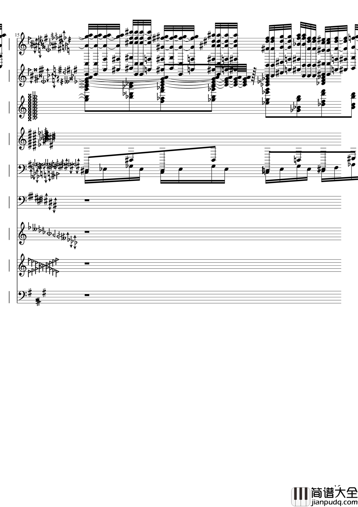 亡灵幻想钢琴谱_黑化_II_东方妖妖梦