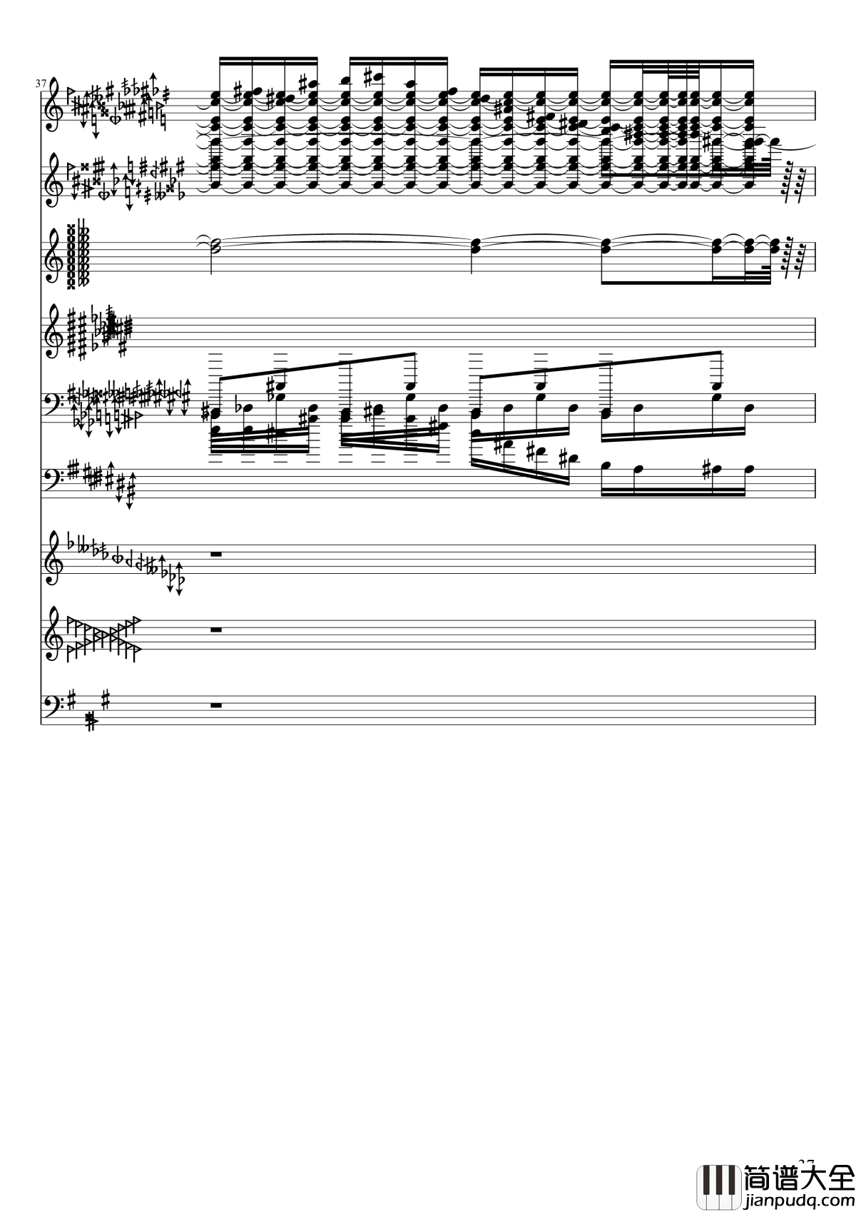 亡灵幻想钢琴谱_黑化_II_东方妖妖梦