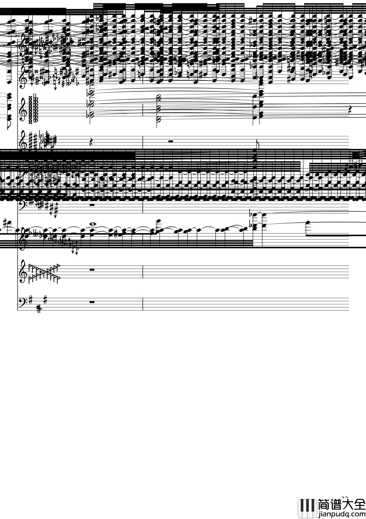 亡灵幻想钢琴谱_黑化_II_东方妖妖梦