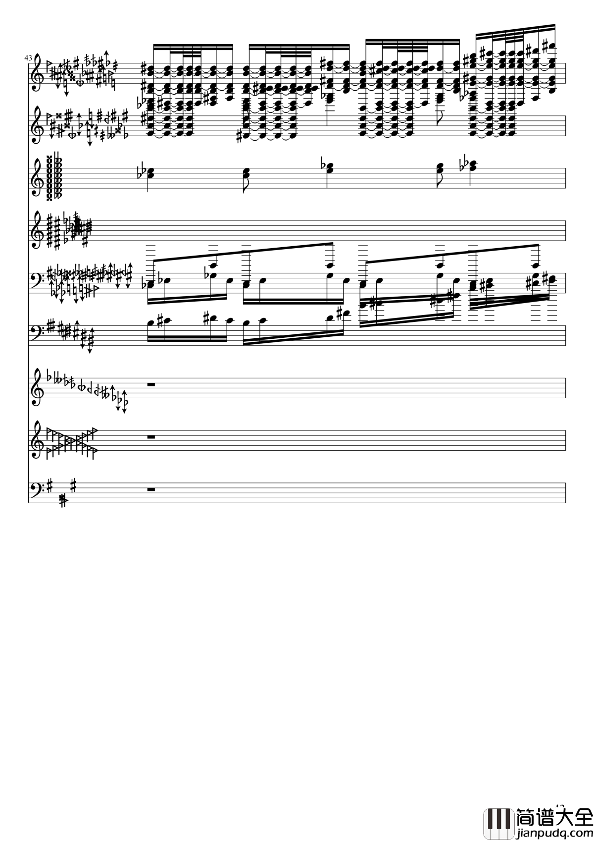 亡灵幻想钢琴谱_黑化_II_东方妖妖梦