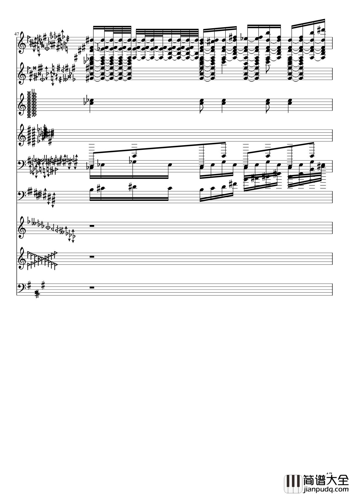 亡灵幻想钢琴谱_黑化_II_东方妖妖梦