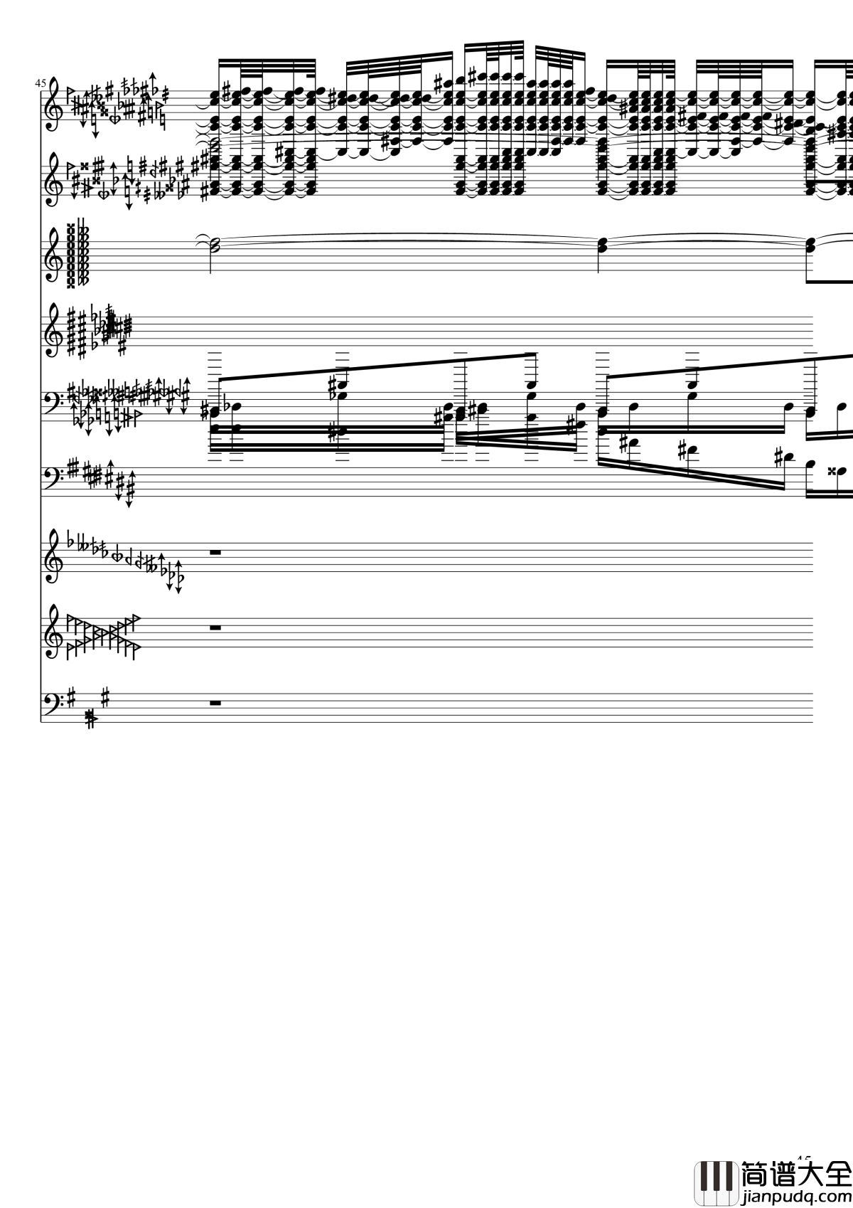 亡灵幻想钢琴谱_黑化_II_东方妖妖梦